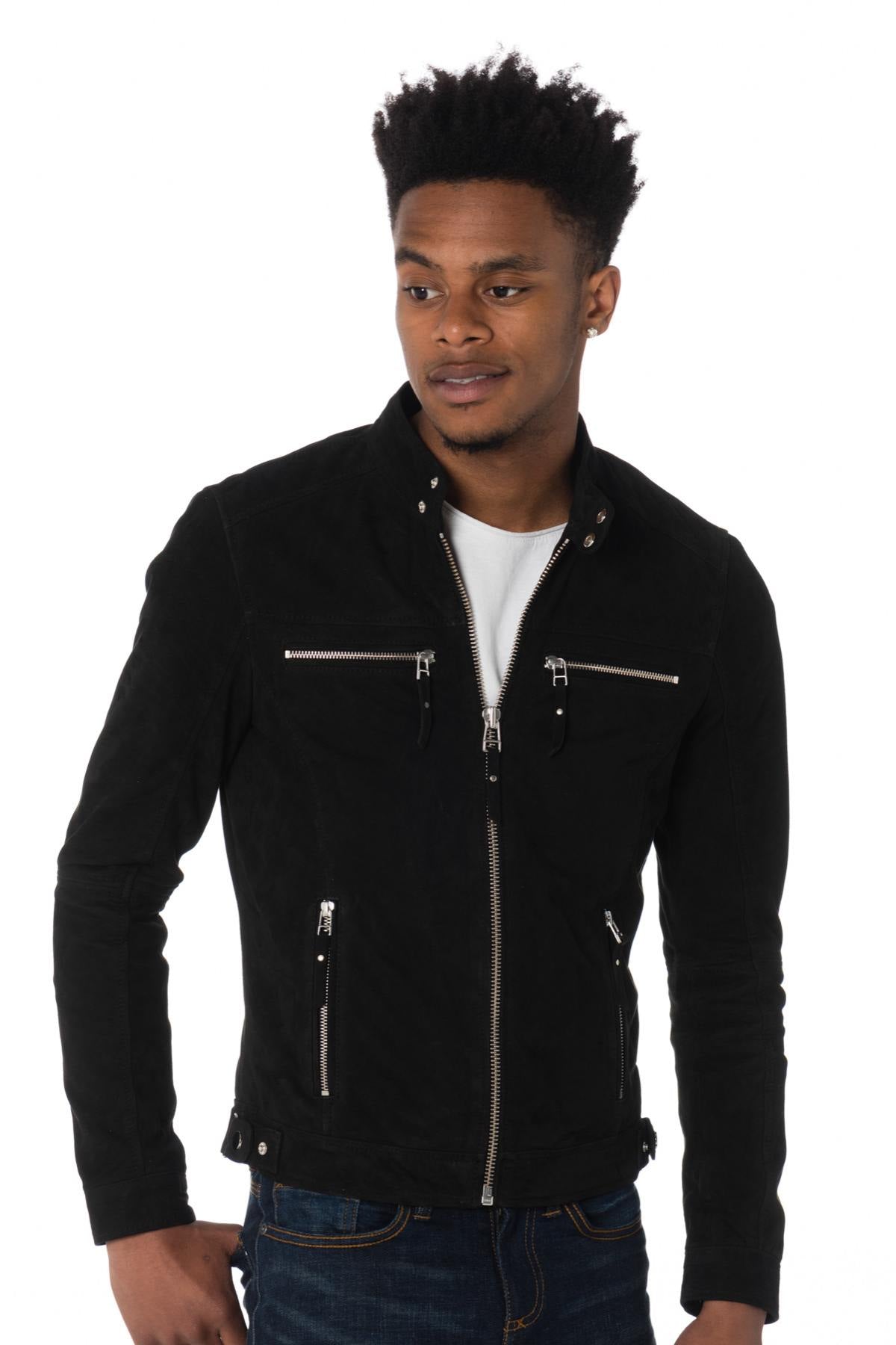 Cityzen black suede jacket - Image n°1