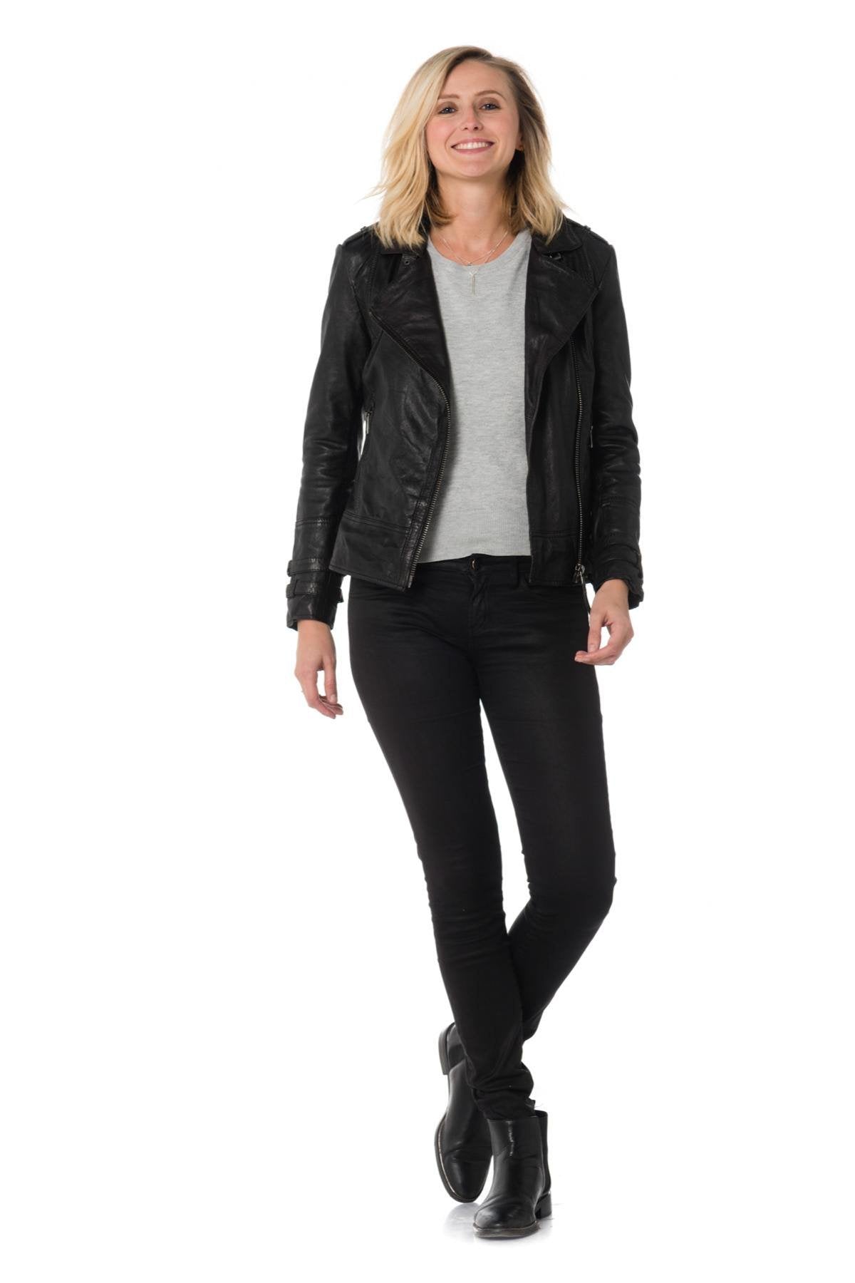 Cityzen women's leather perfecto - Image n°3