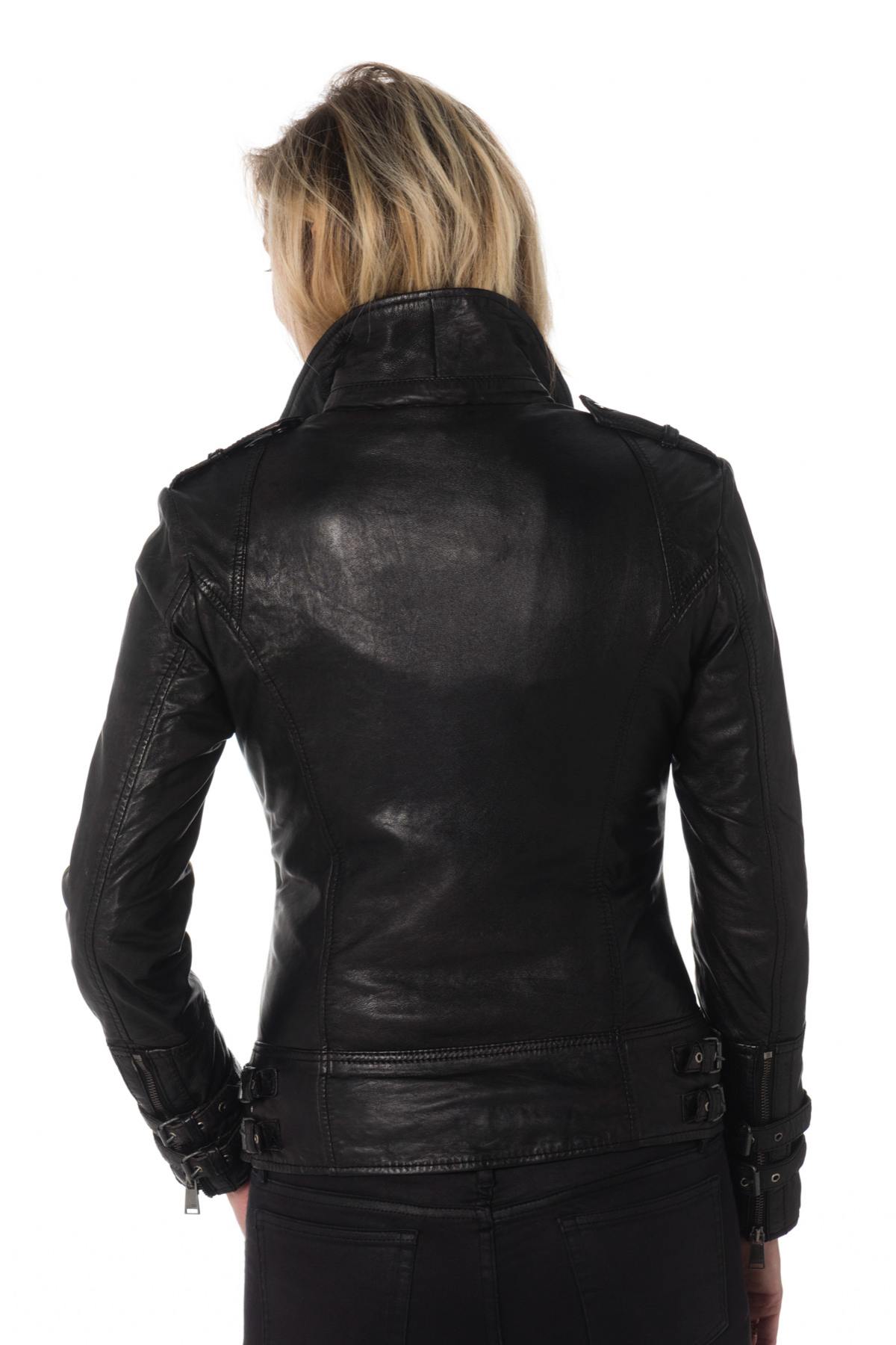 Cityzen women's leather perfecto - Image n°5