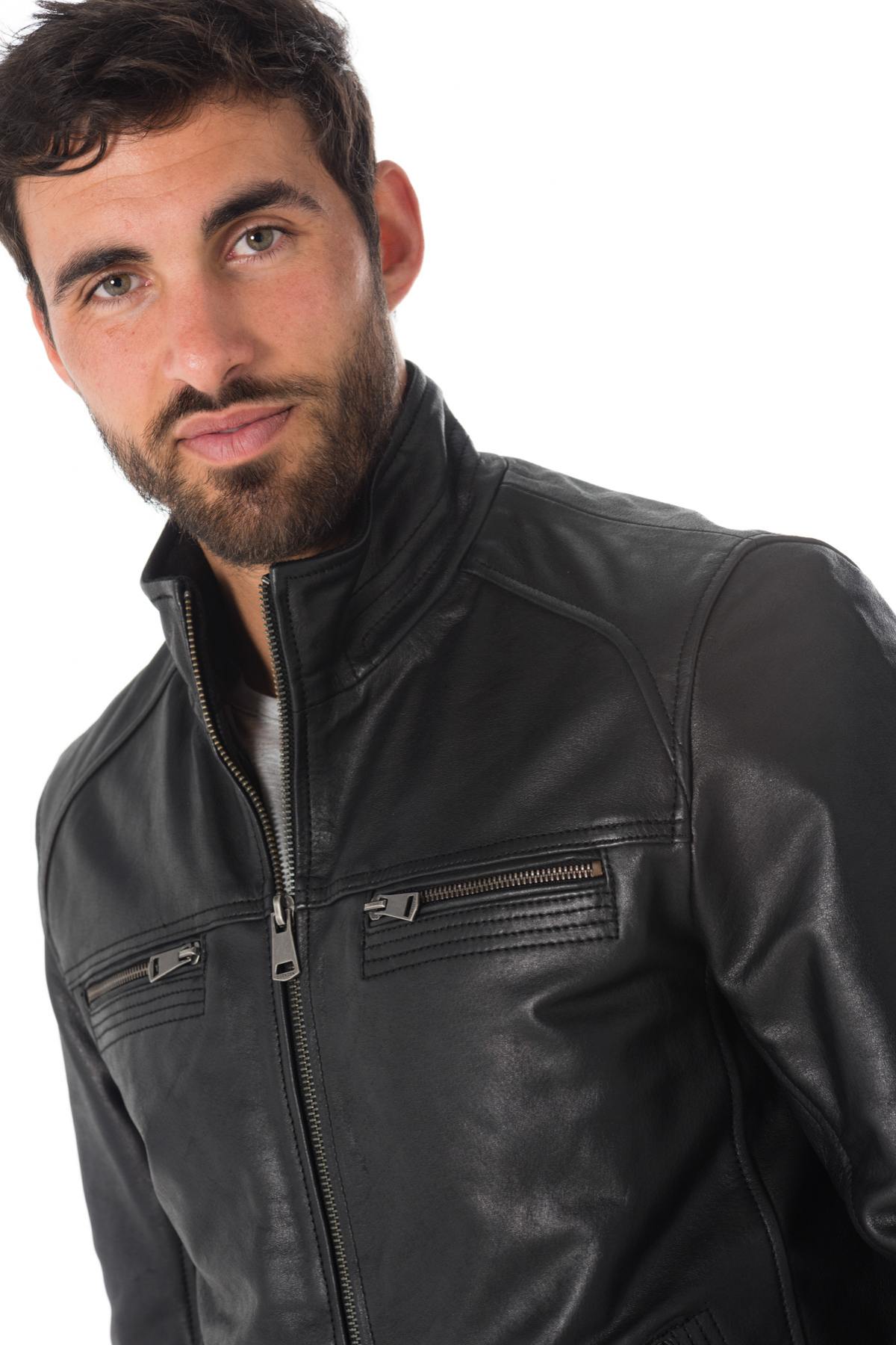 Cityzen men's buffalo leather jacket - Image n°4