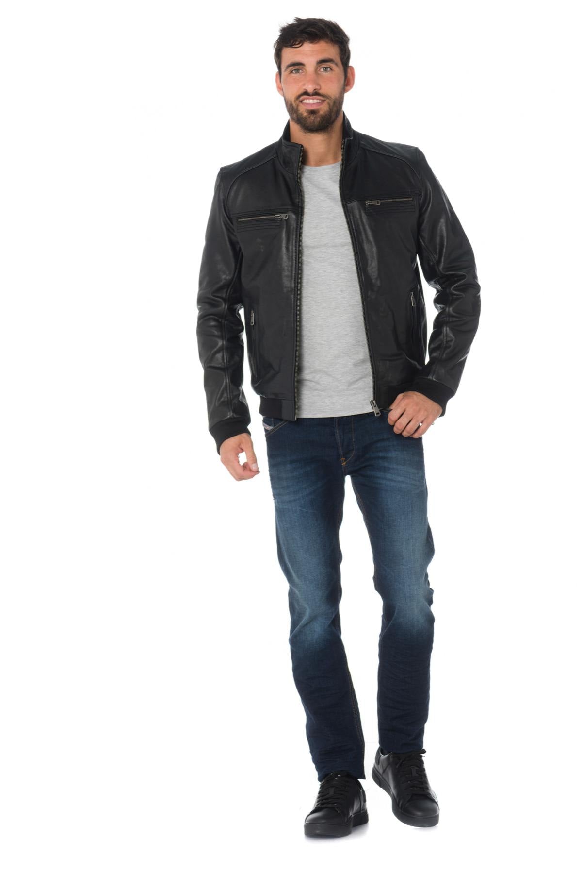 Cityzen men's buffalo leather jacket - Image n°2