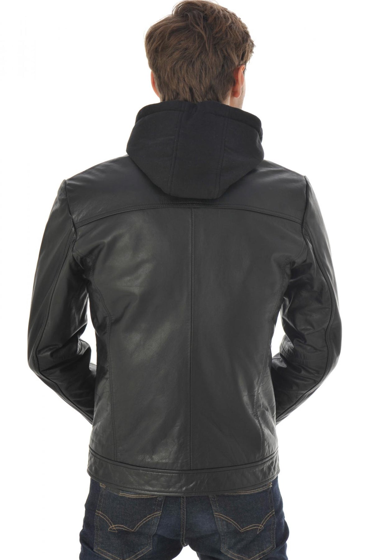  Cityzen jacket in black buffalo leather - Image n°10