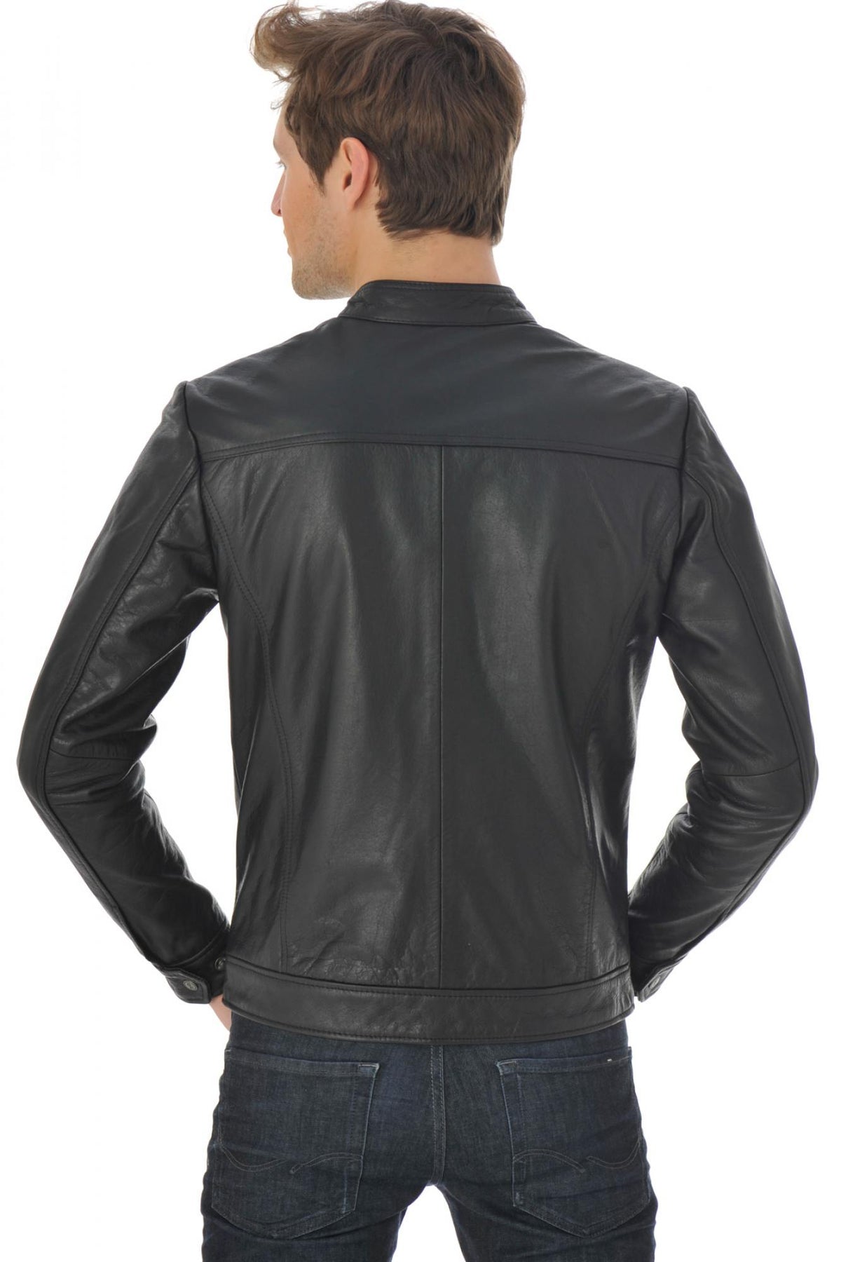  Cityzen jacket in black buffalo leather - Image n°10