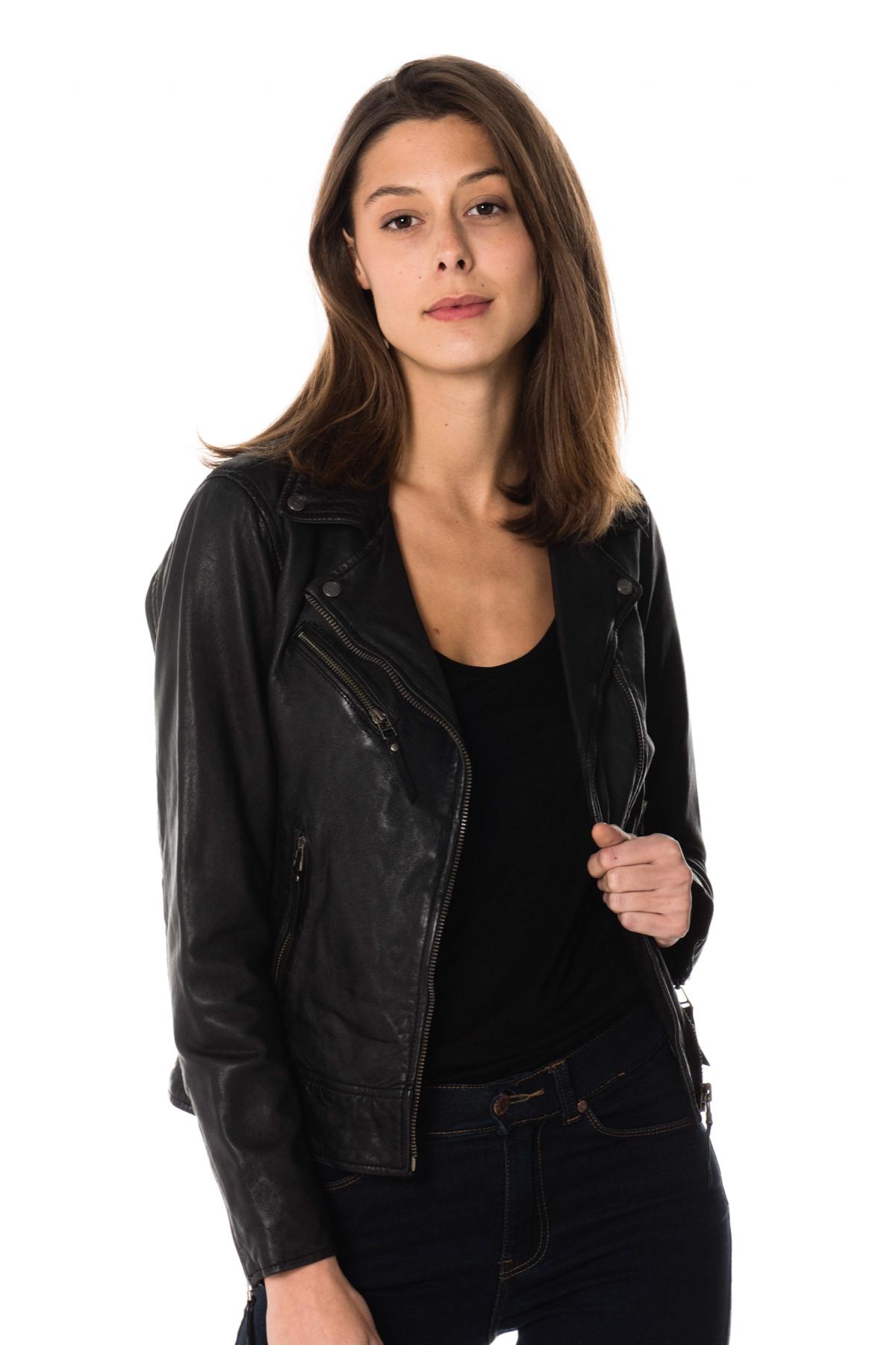 Perf type leather jacket cityzen leather fit - Image n°13