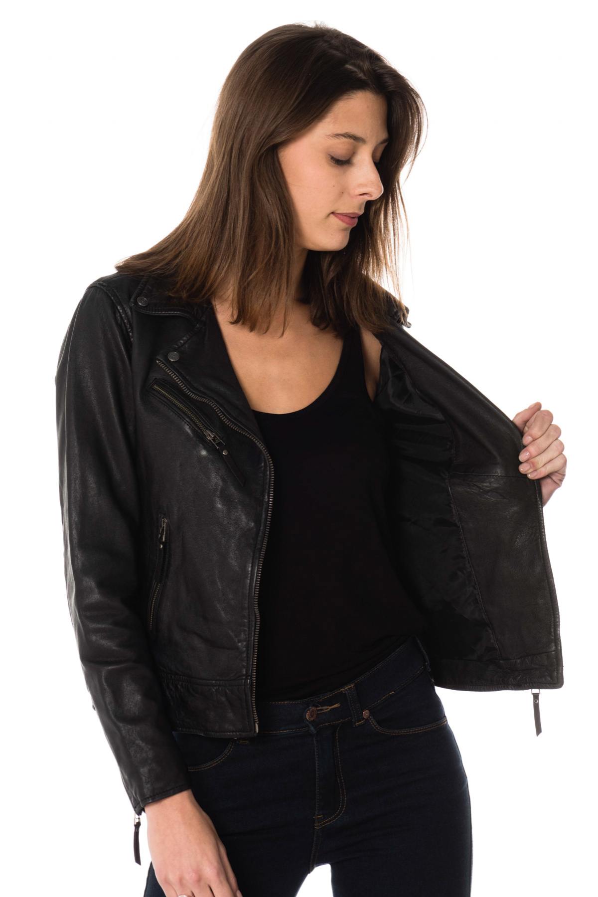 Perf type leather jacket cityzen leather fit - Image n°15