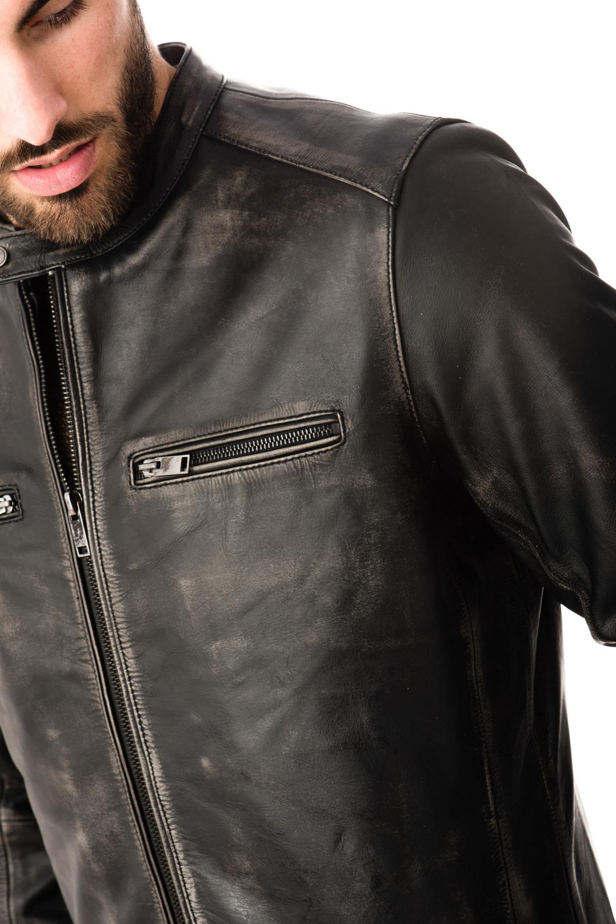 Men's cityzen cowhide leather jacket - Image n°2