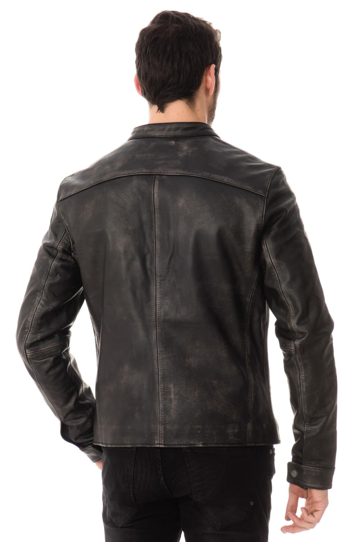 Men's cityzen cowhide leather jacket - Image n°5