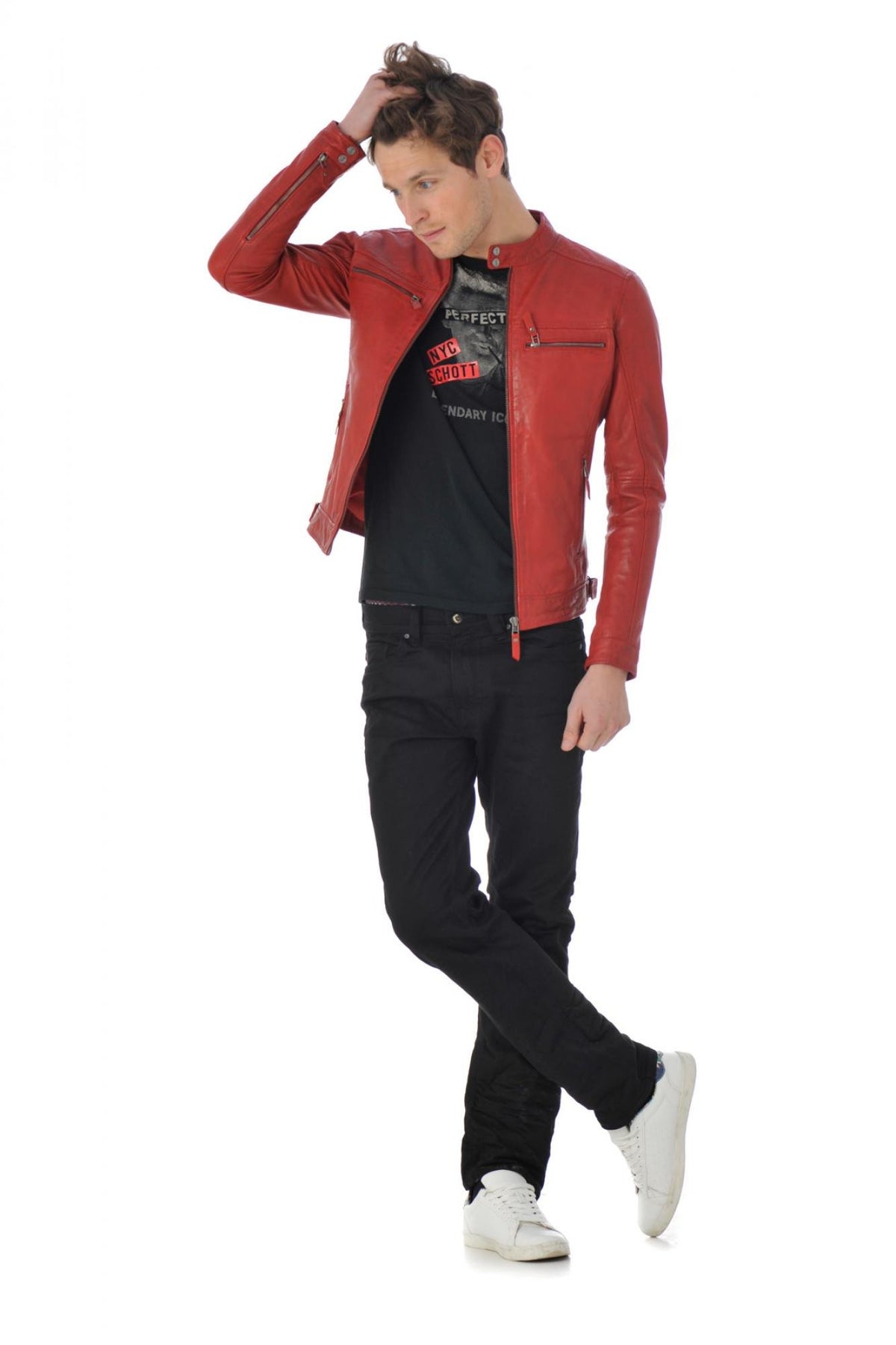 Very fitted red jacket - Image n°3