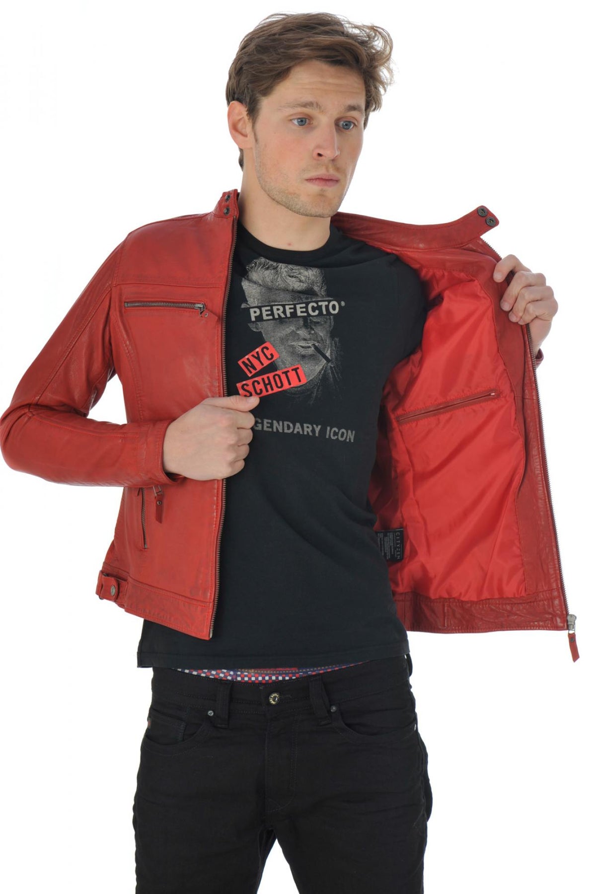 Very fitted red jacket - Image n°15