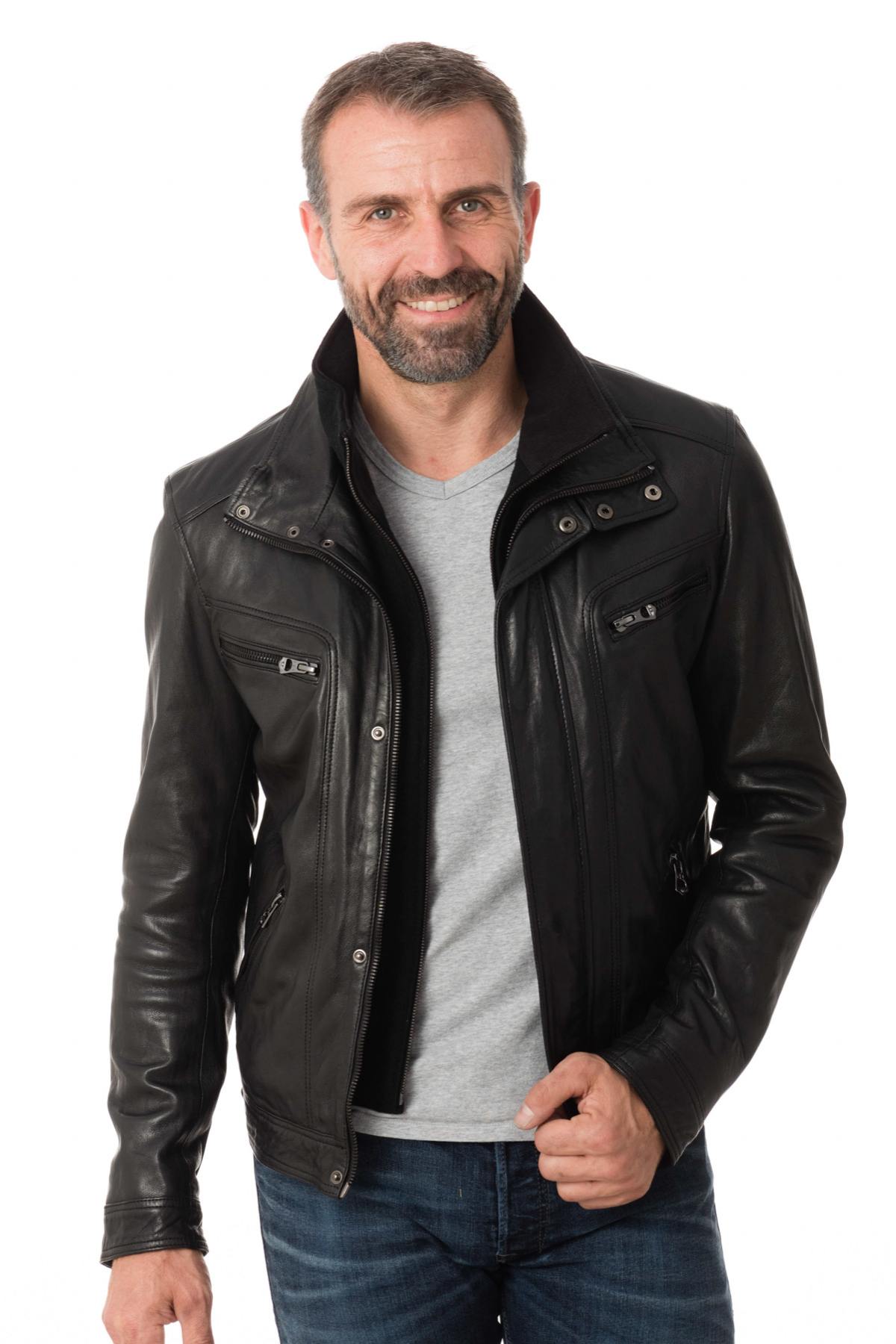 Men's lambskin jacket - Image n°4