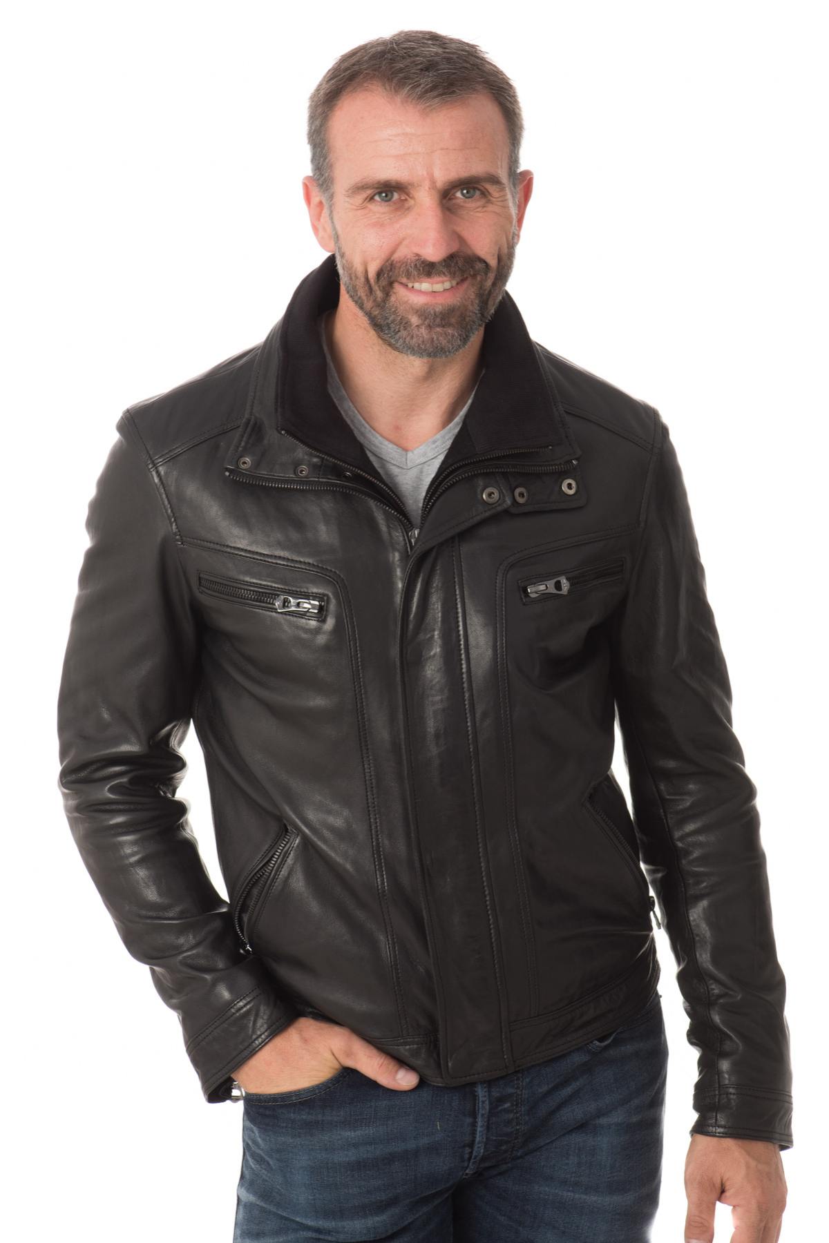 Men's lambskin jacket - Image n°5