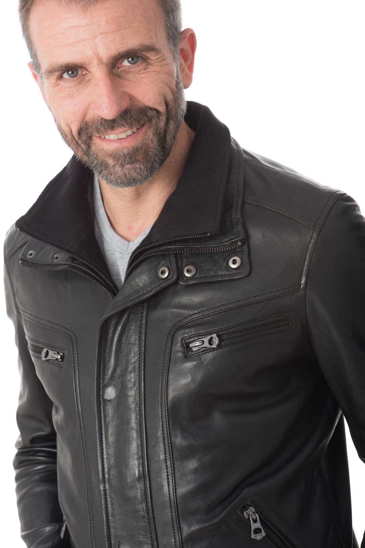 Men's lambskin jacket - Image n°8