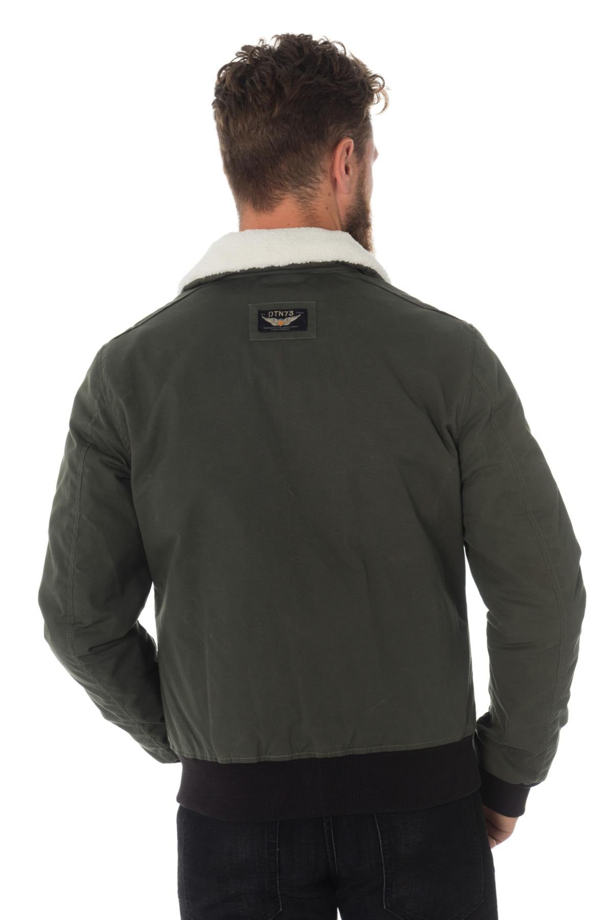 Daytona khaki cotton bomber jacket - Image n°4