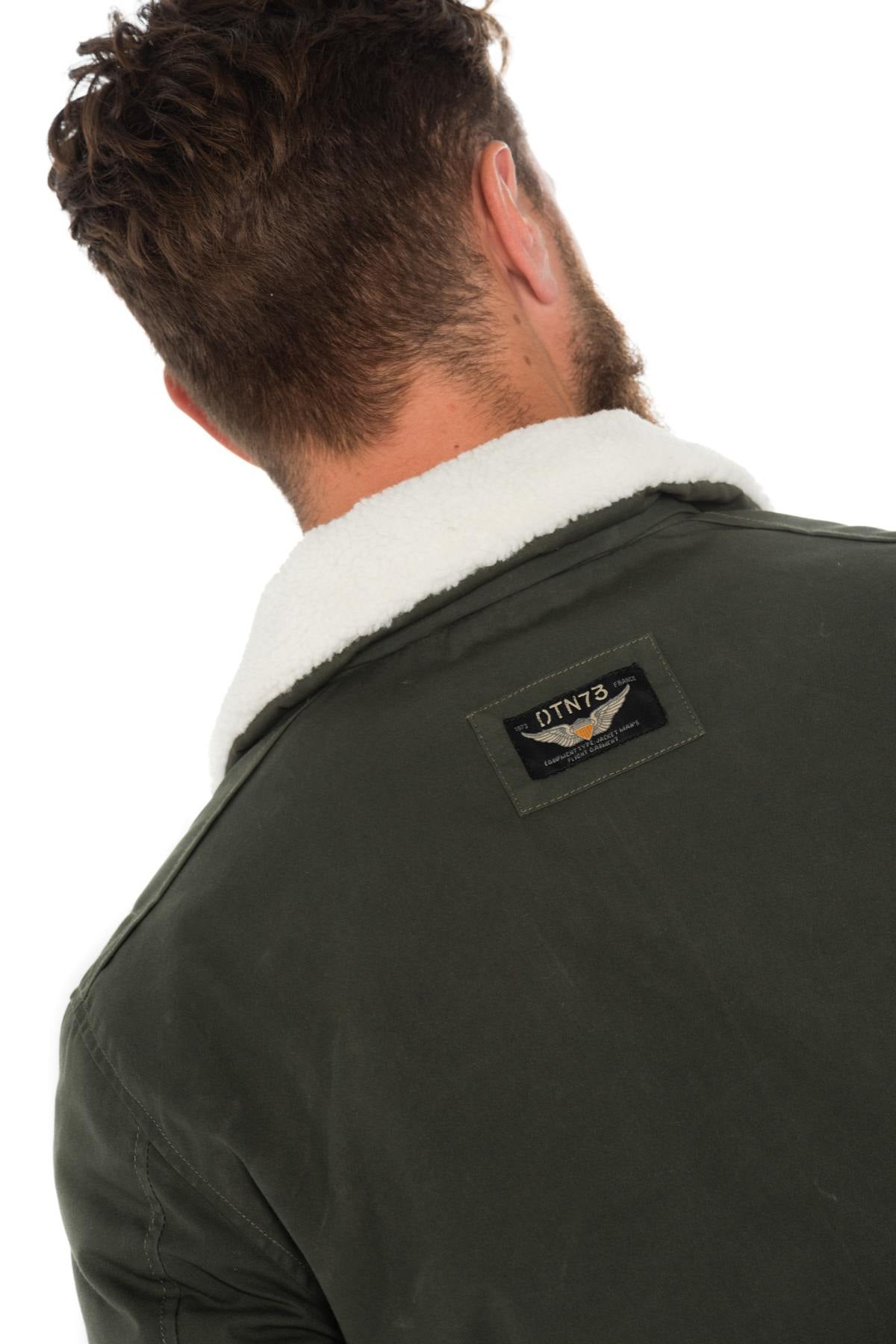 Daytona khaki cotton bomber jacket - Image n°6