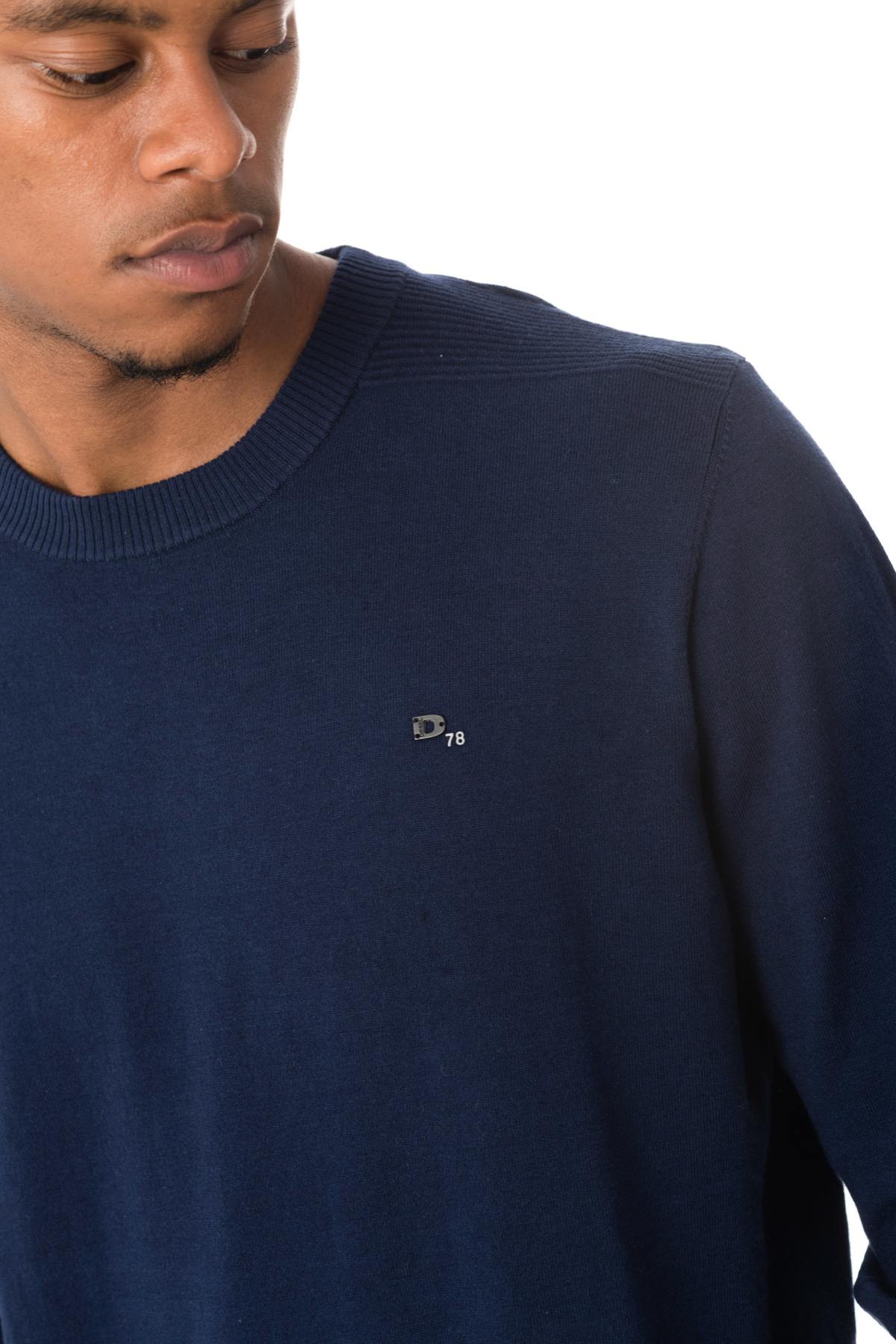 Navy blue long sleeve sweater - Image n°5