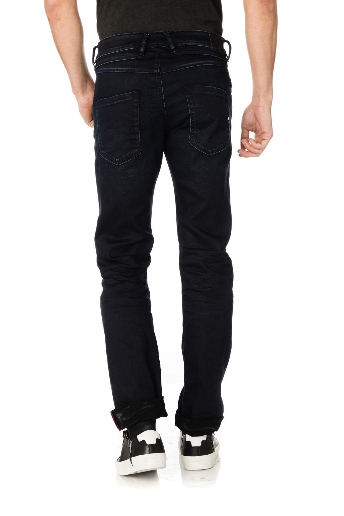 Diesel men's jeans in coated cotton - Image n°5