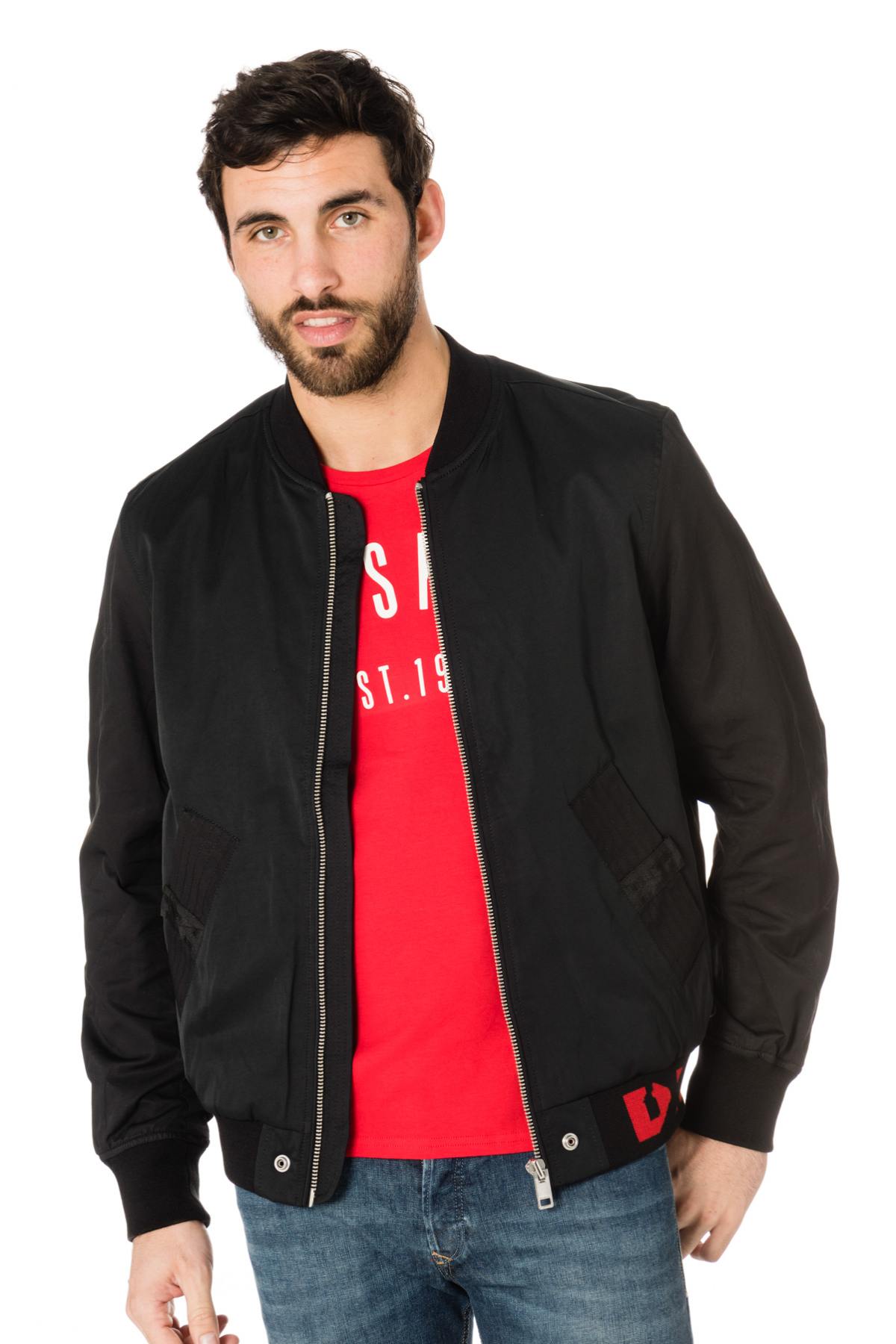 Diesel men's black bomber jacket - Image n°3