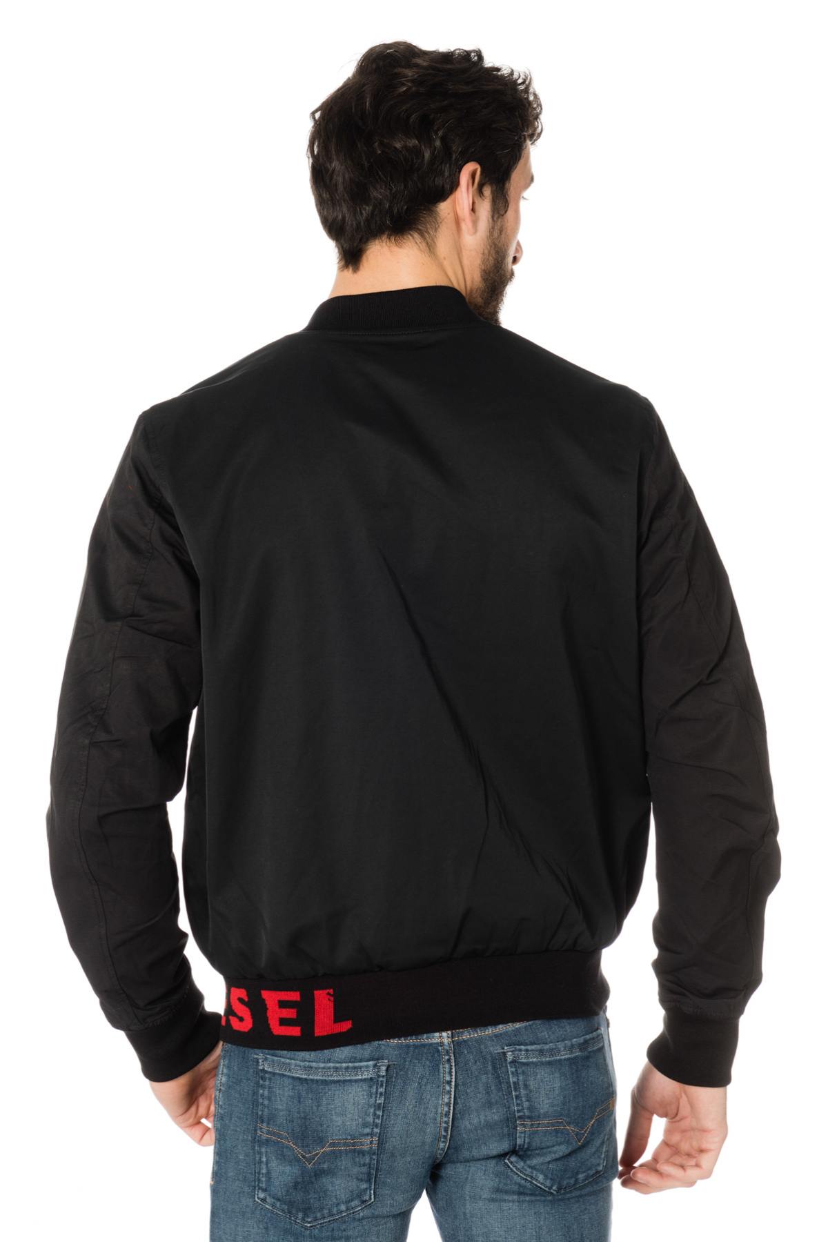 Diesel men's black bomber jacket - Image n°6