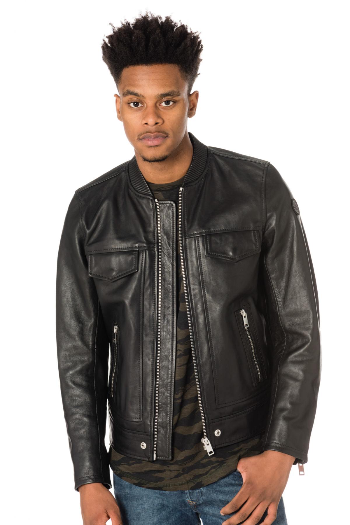 Diesel men's cowhide leather jacket - Image n°3