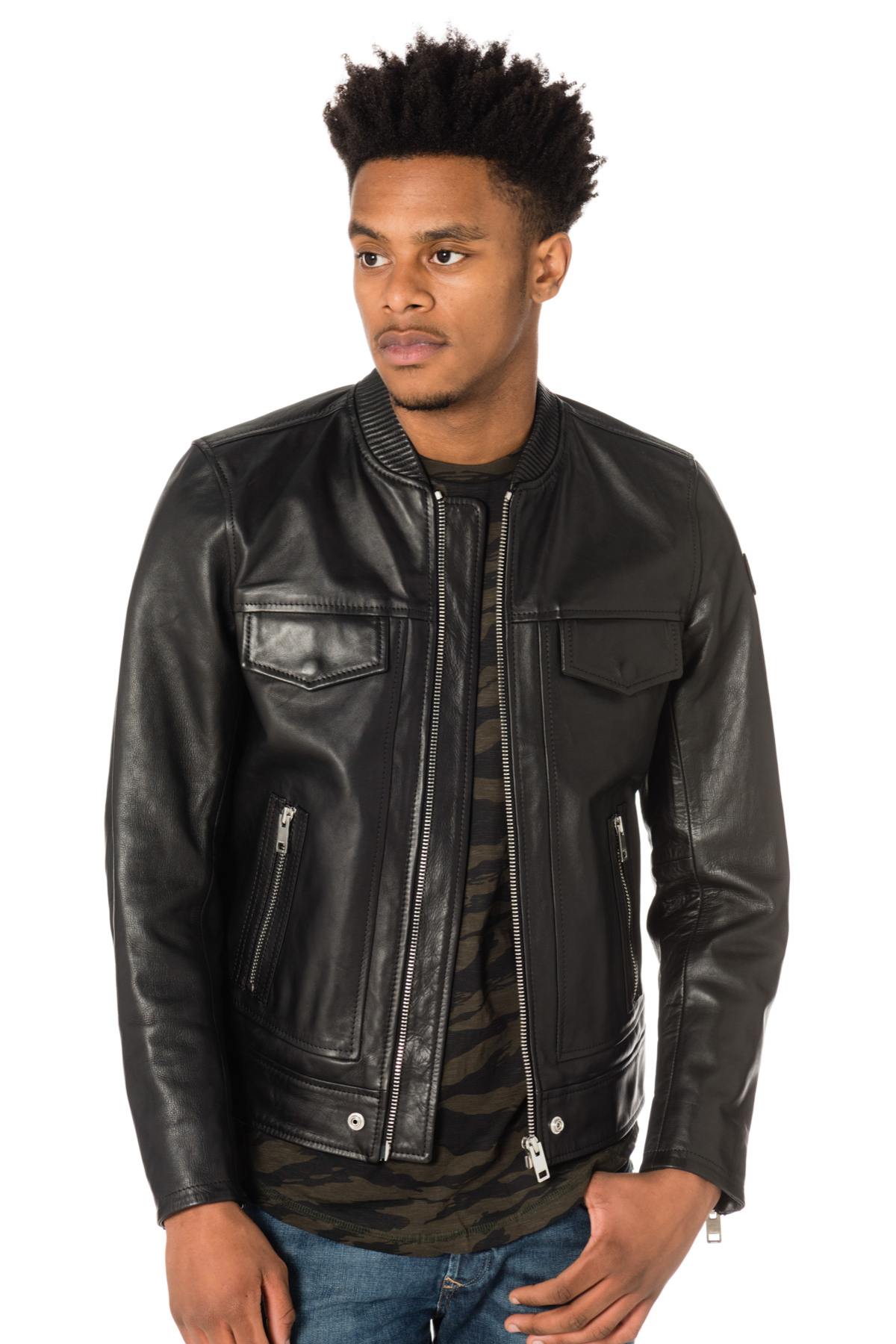 Diesel men's cowhide leather jacket - Image n°4