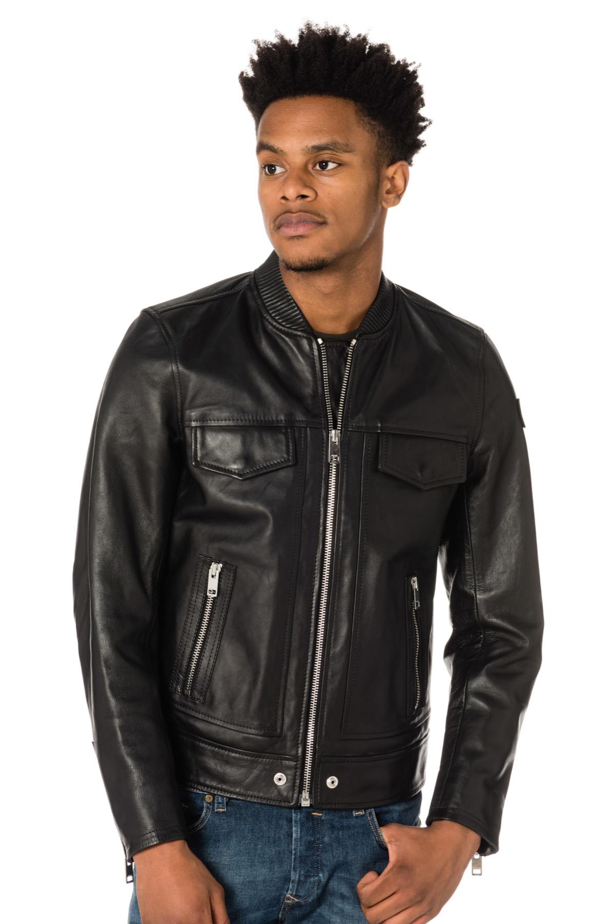 Diesel men's cowhide leather jacket - Image n°1