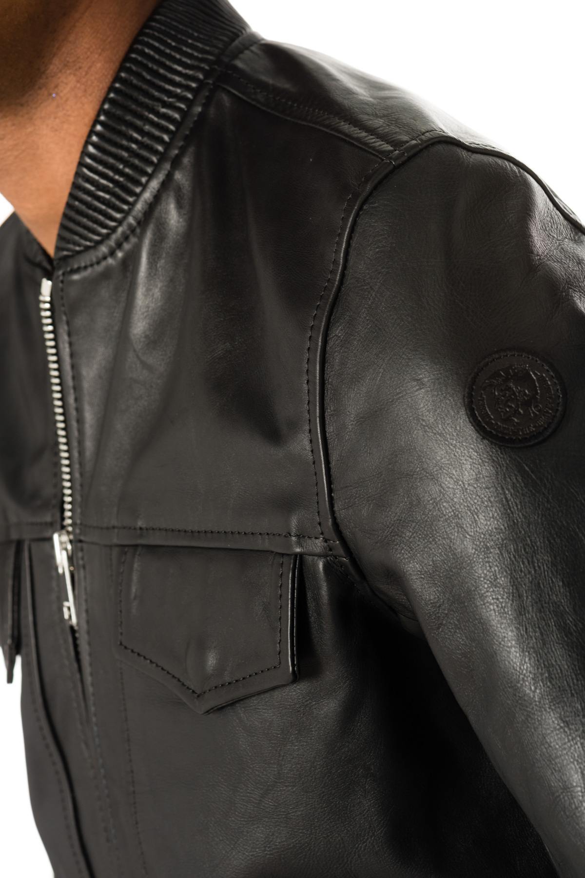 Diesel men's cowhide leather jacket - Image n°7