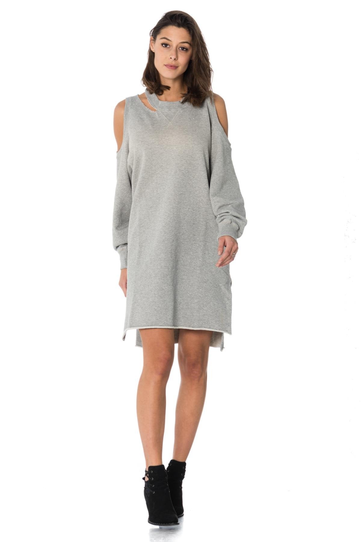 Diesel destroyed effect sweater dress - Image n°2