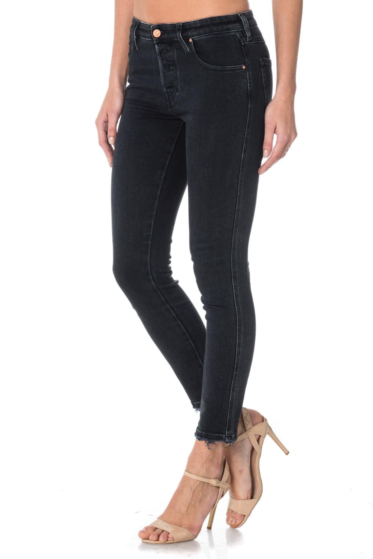 Diesel women's skinny jeans with frayed bottom - Image n°5