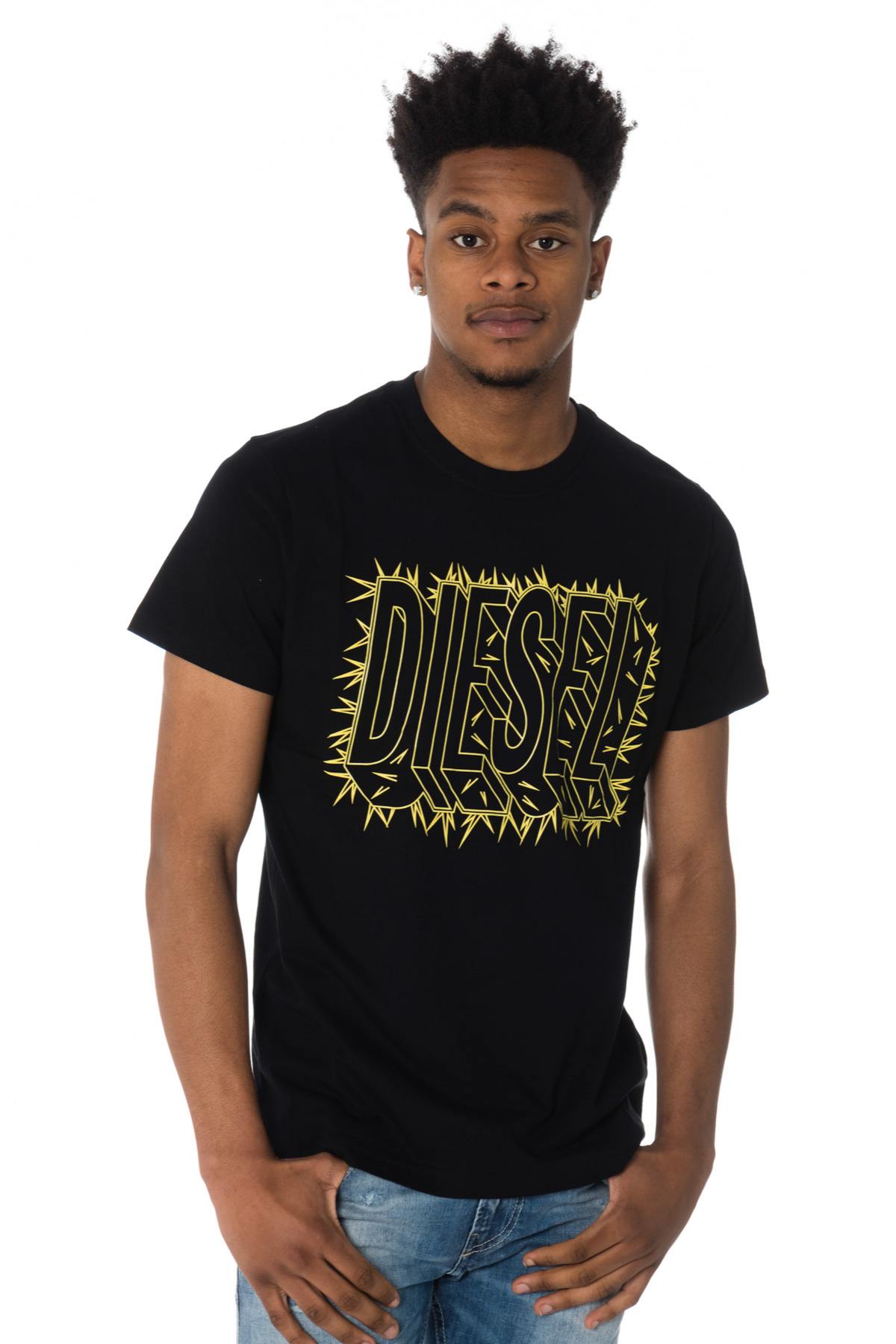  Diesel men's black t-shirt - Image n°1