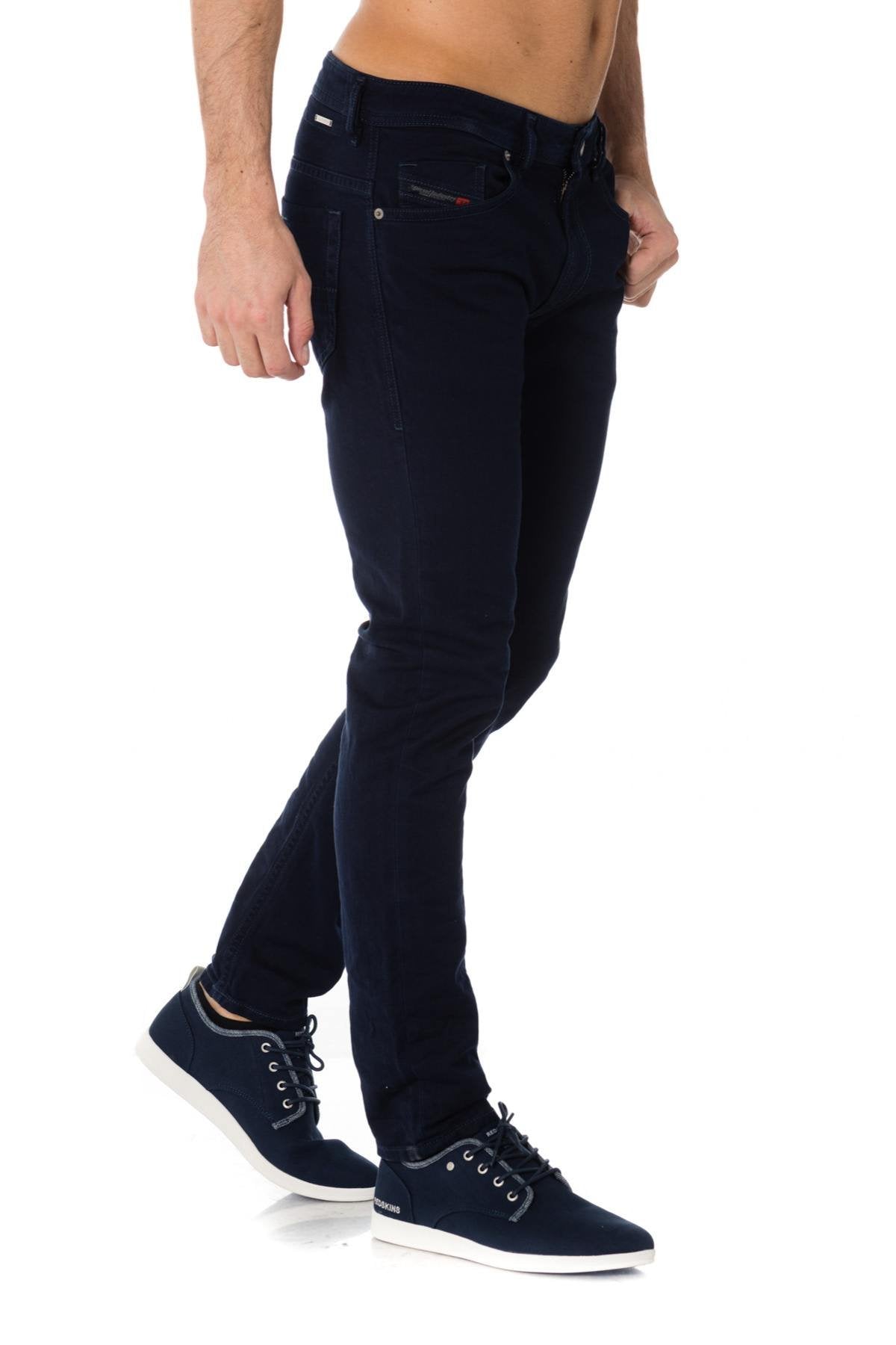 Diesel men's skinny dark blue jeans - Image n°1