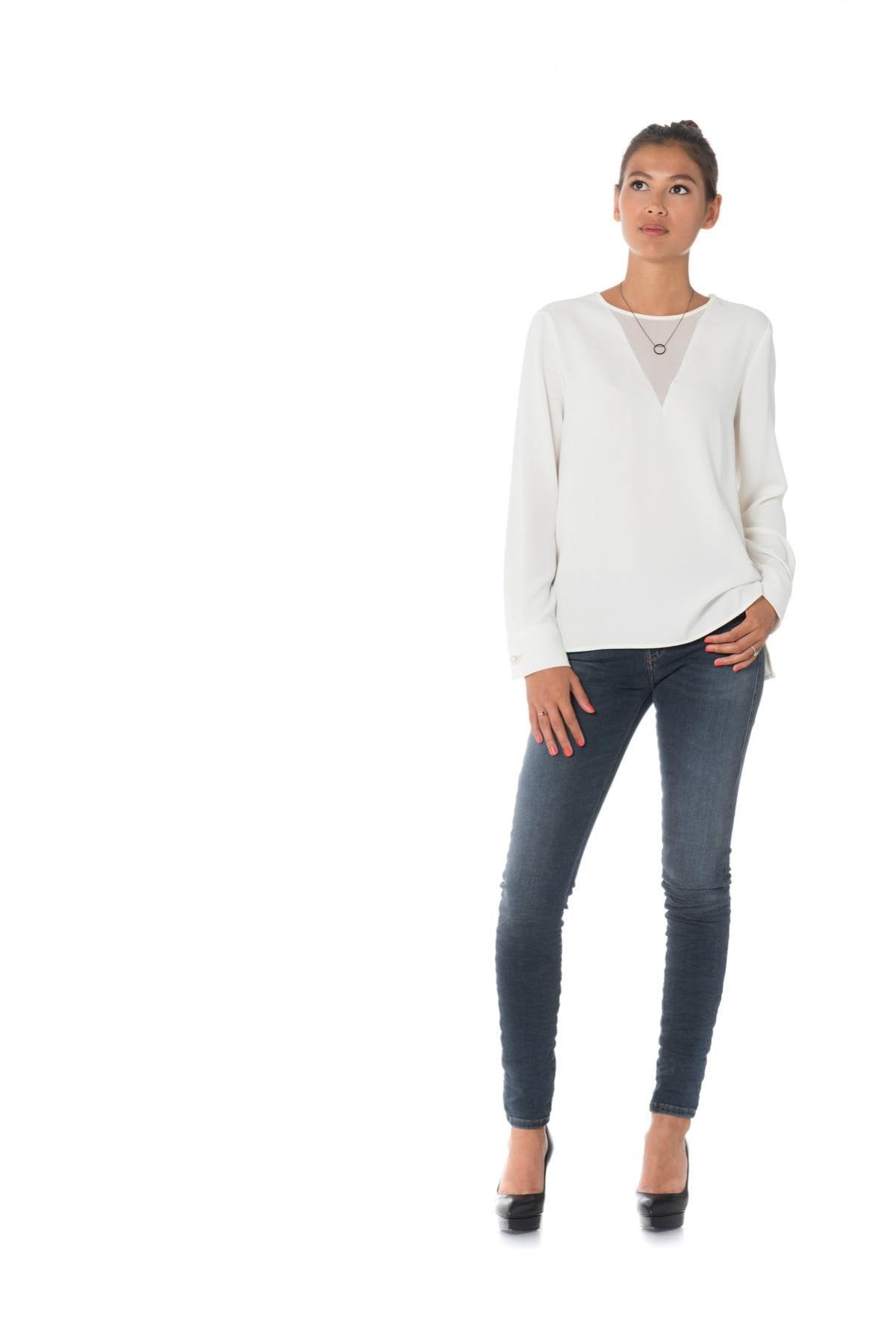 Diesel women's skinny jeans in faded blue - Image n°5