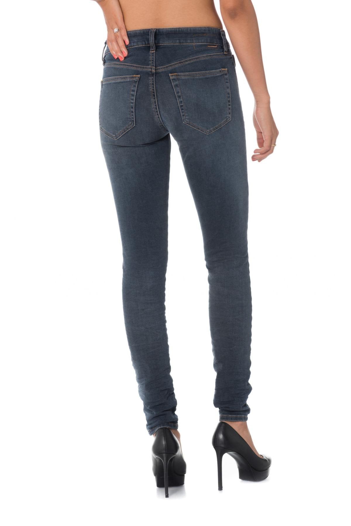 Diesel women's skinny jeans in faded blue - Image n°7