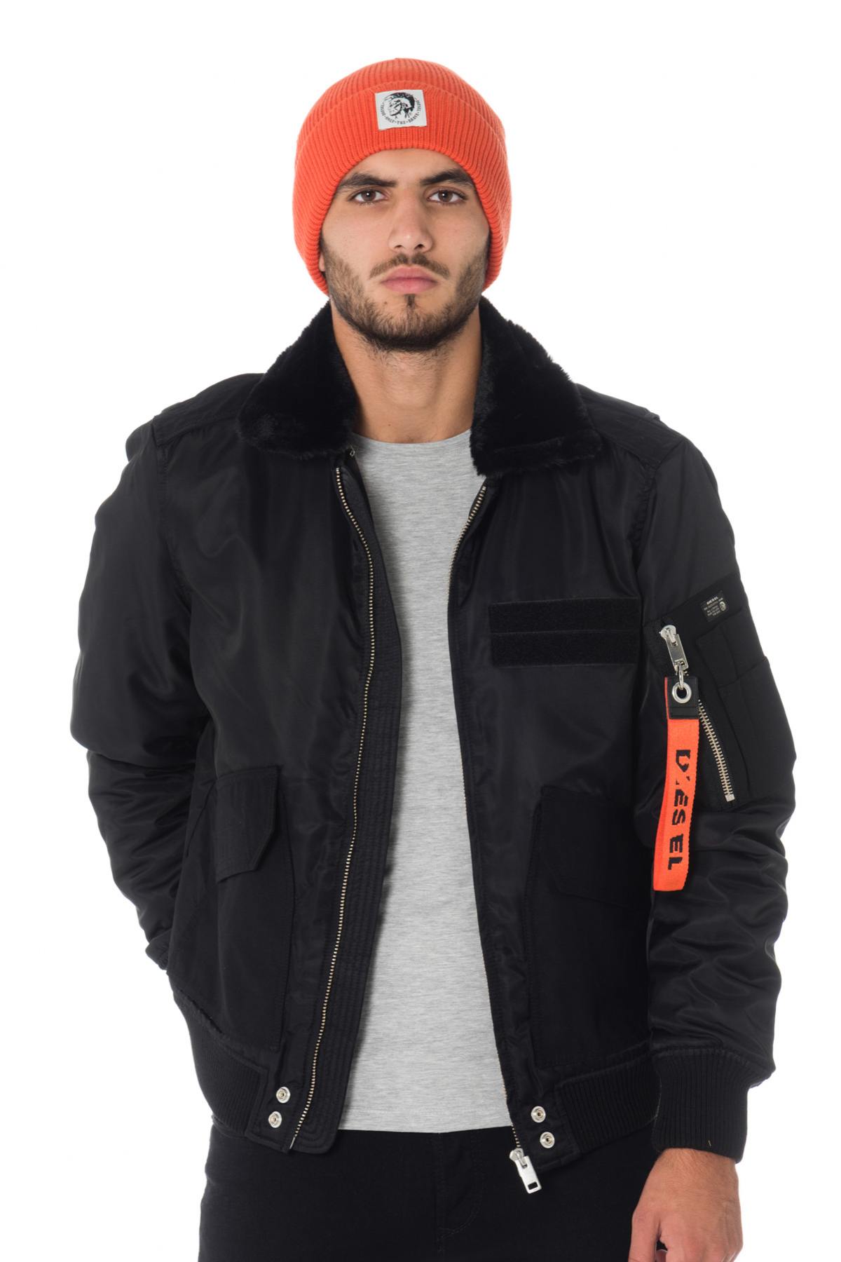 Diesel men's black bomber jacket - Image n°1