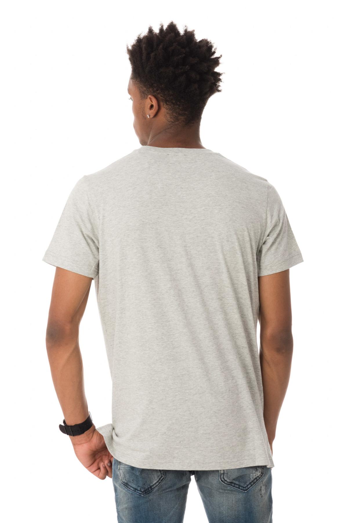 Light gray short-sleeved t-shirt - Image n°4