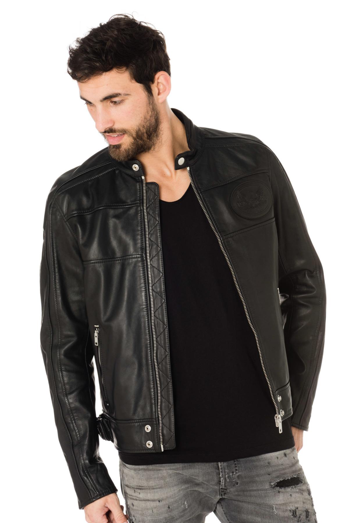 Diesel black biker jacket - Image n°1