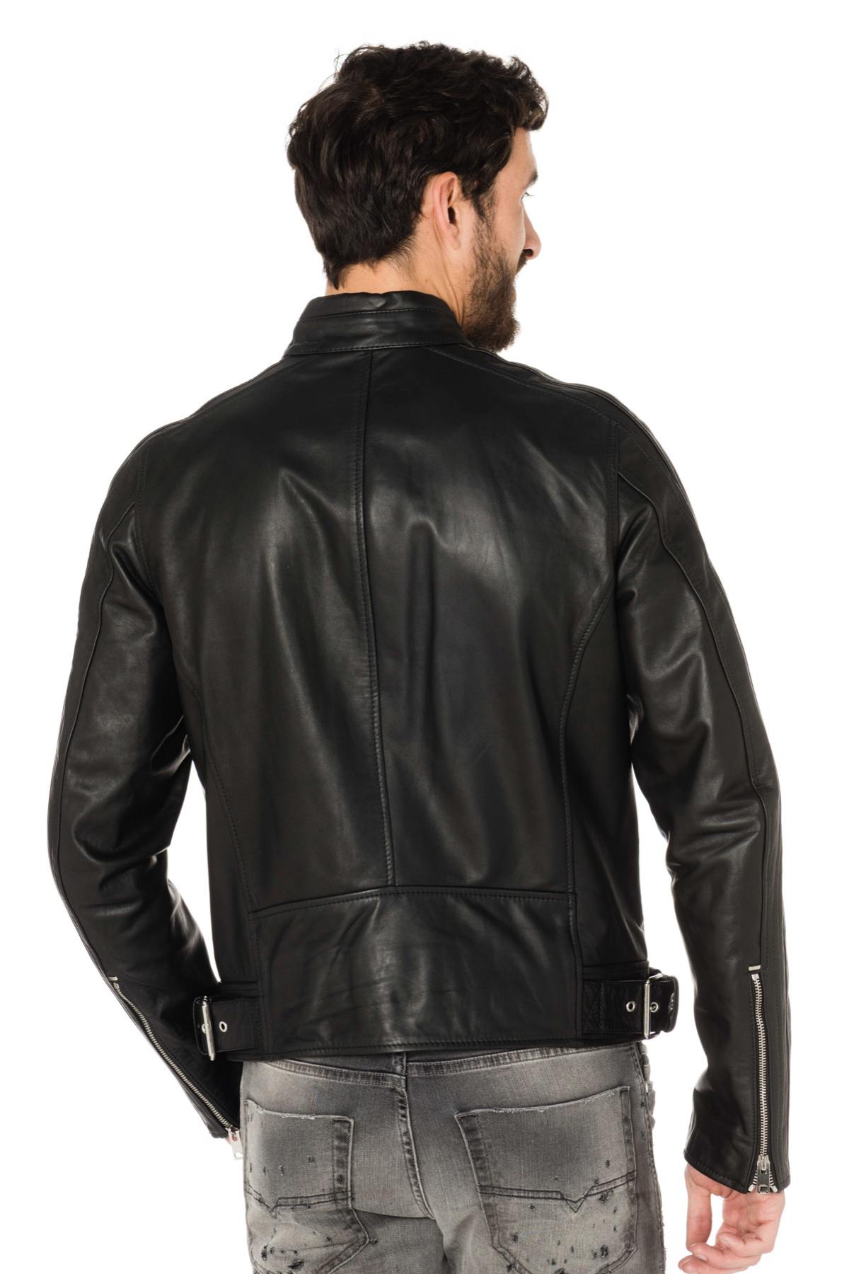 Diesel black biker jacket - Image n°6