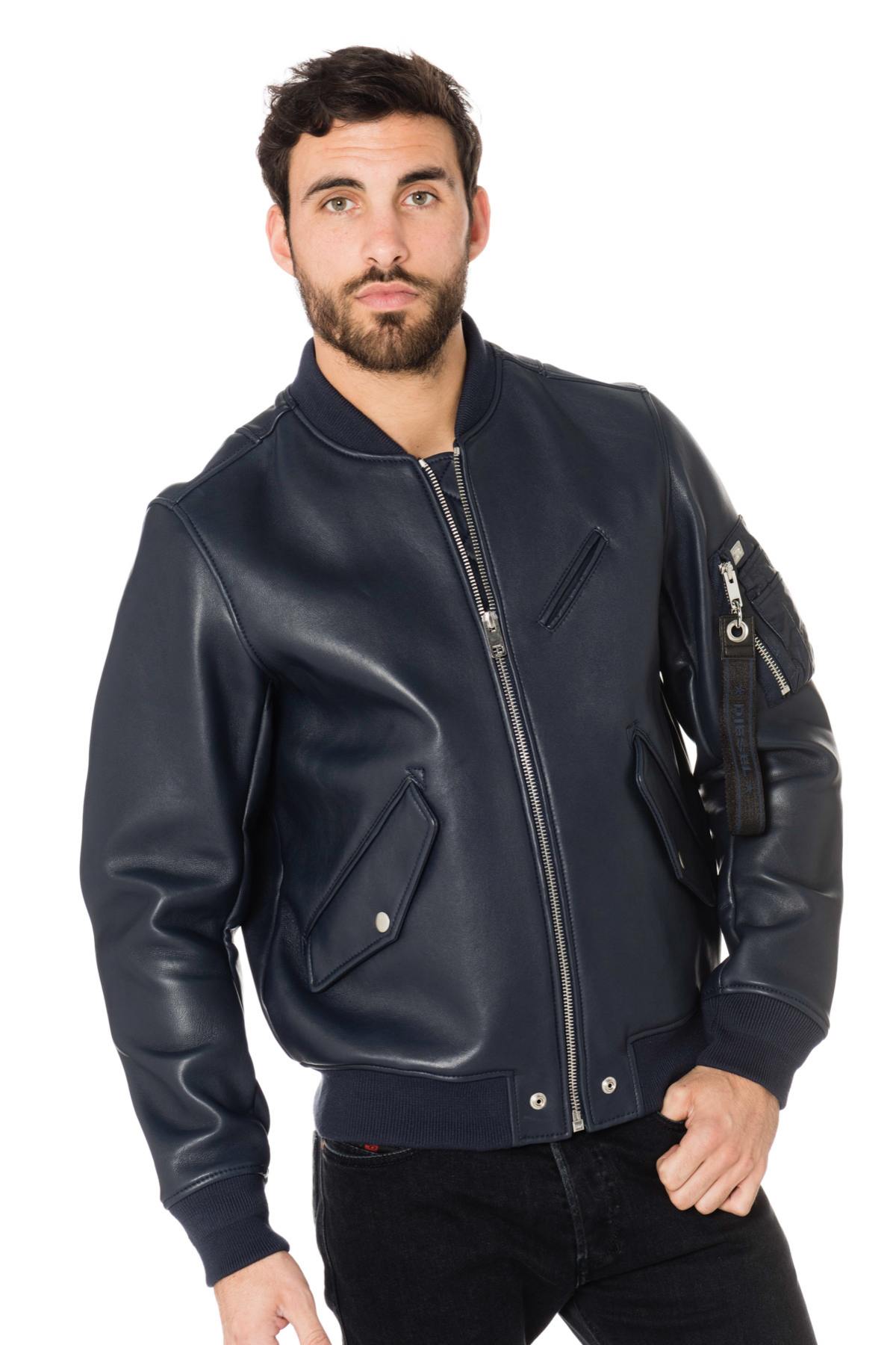 Blue Diesel Bomber Jacket - Image n°5