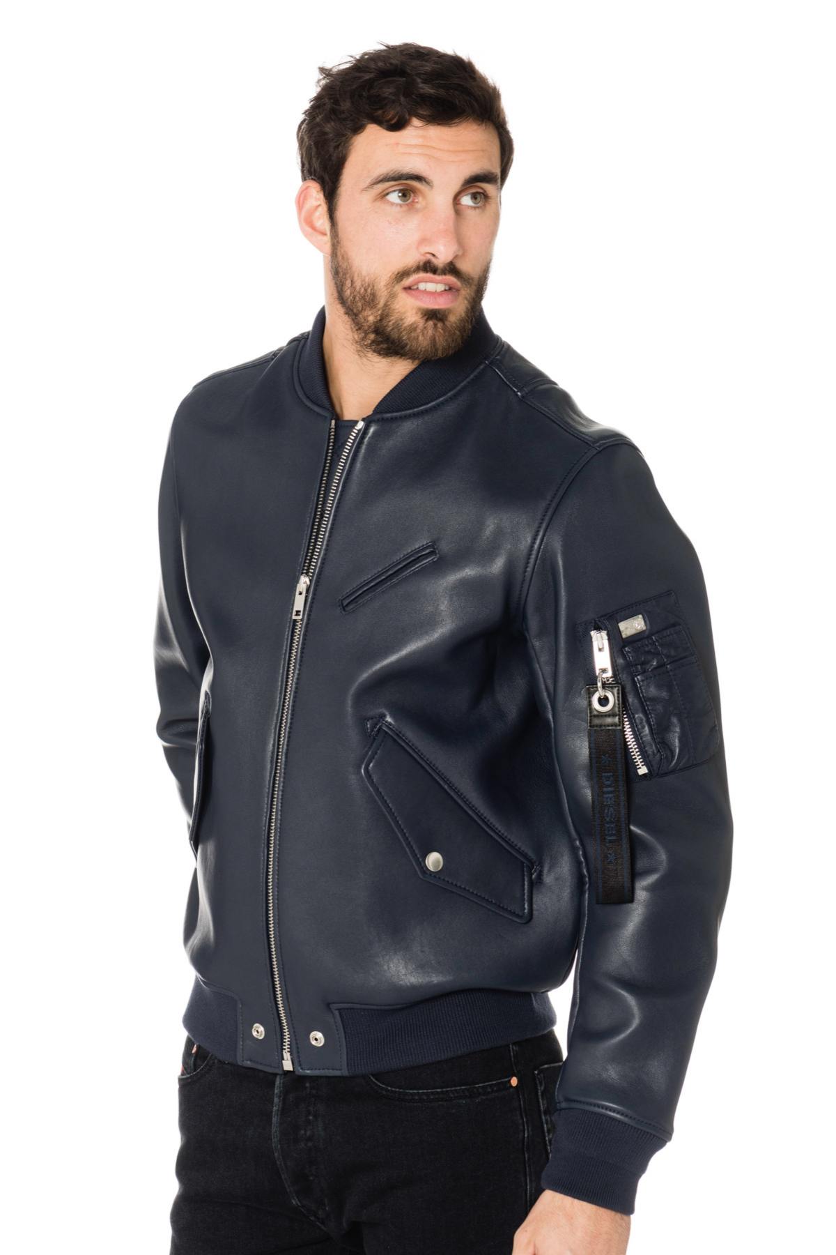 Blue Diesel Bomber Jacket - Image n°3