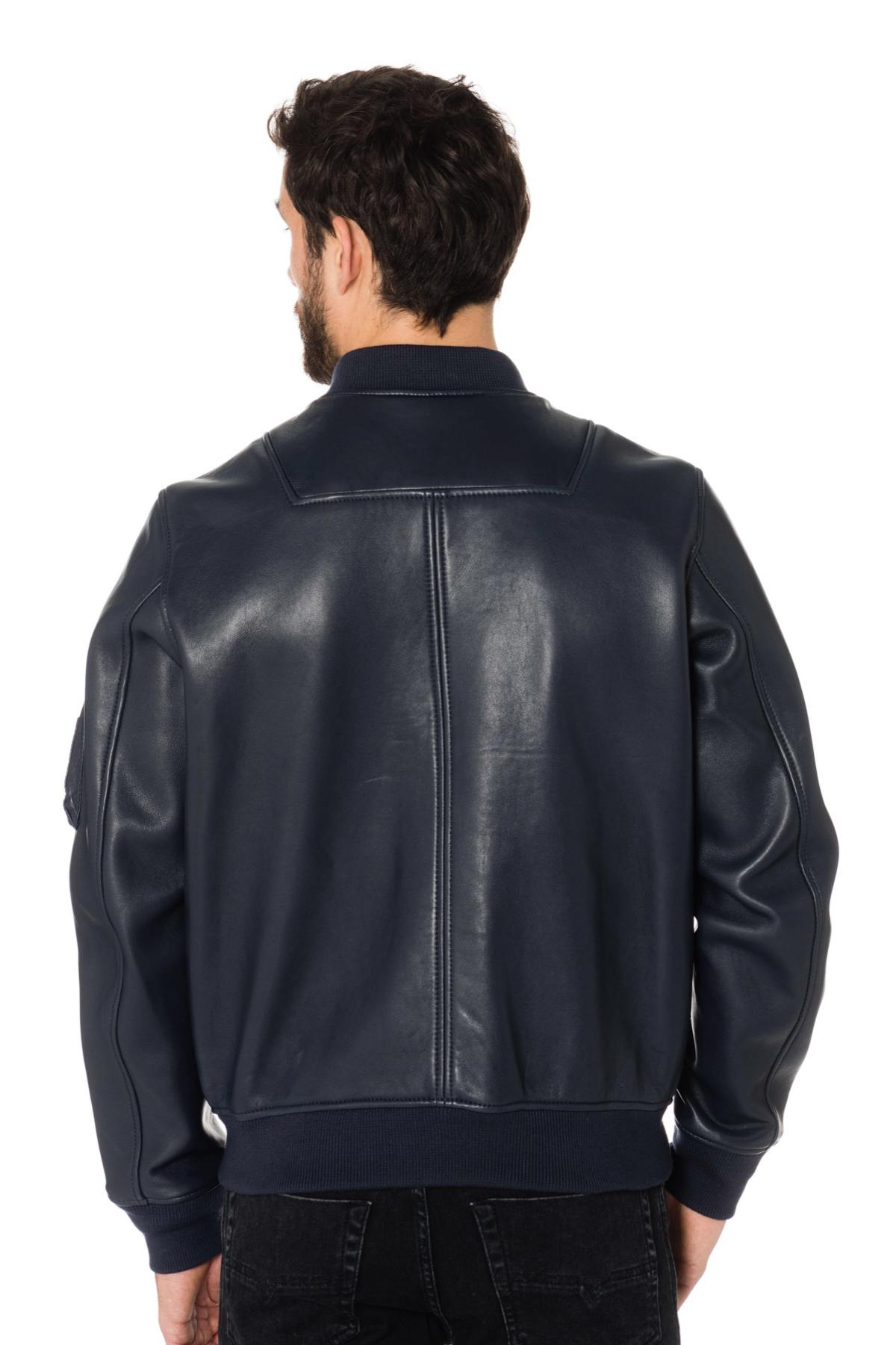 Blue Diesel Bomber Jacket - Image n°7