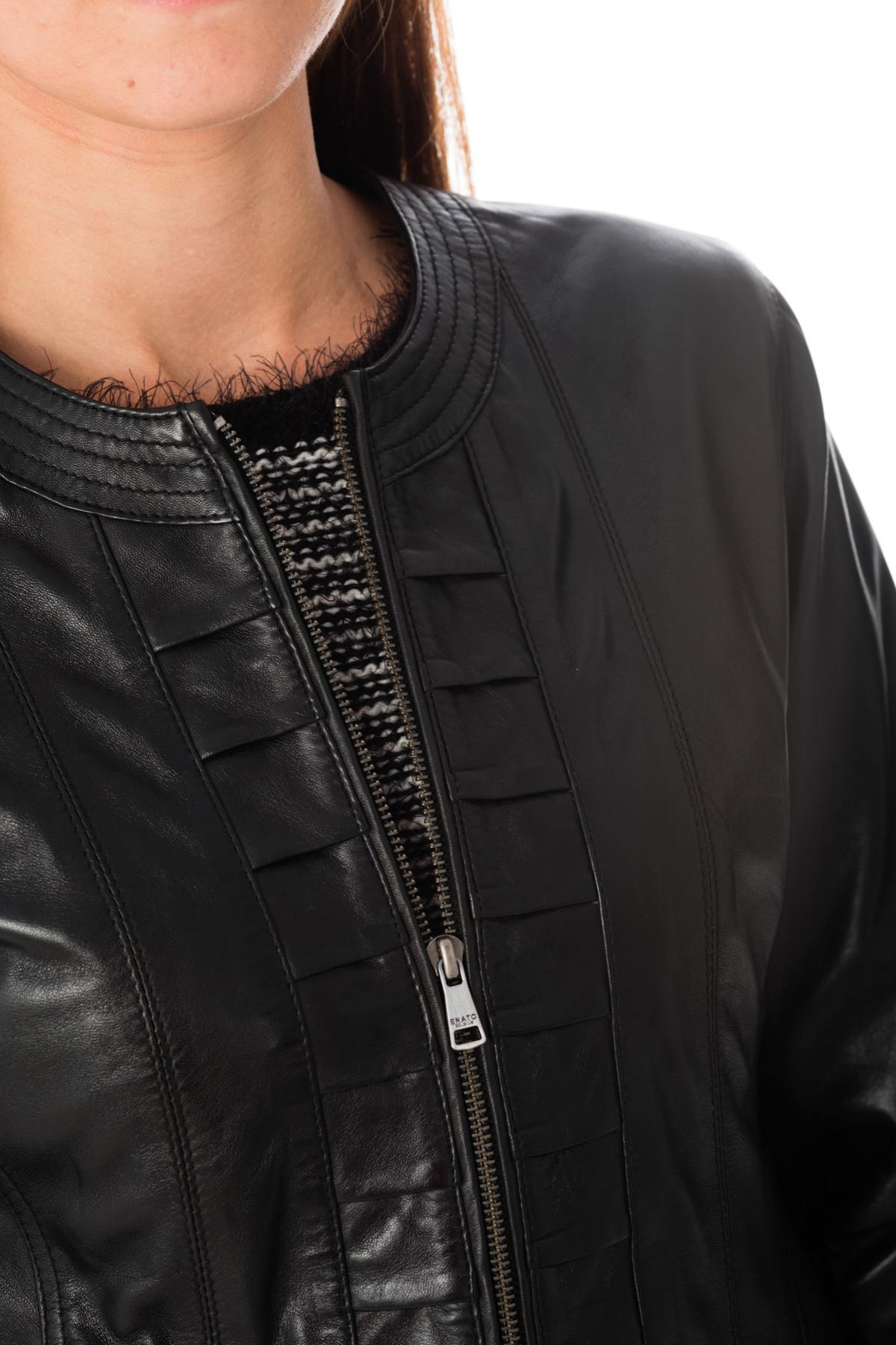  Enato black lambskin jacket - Image n°6