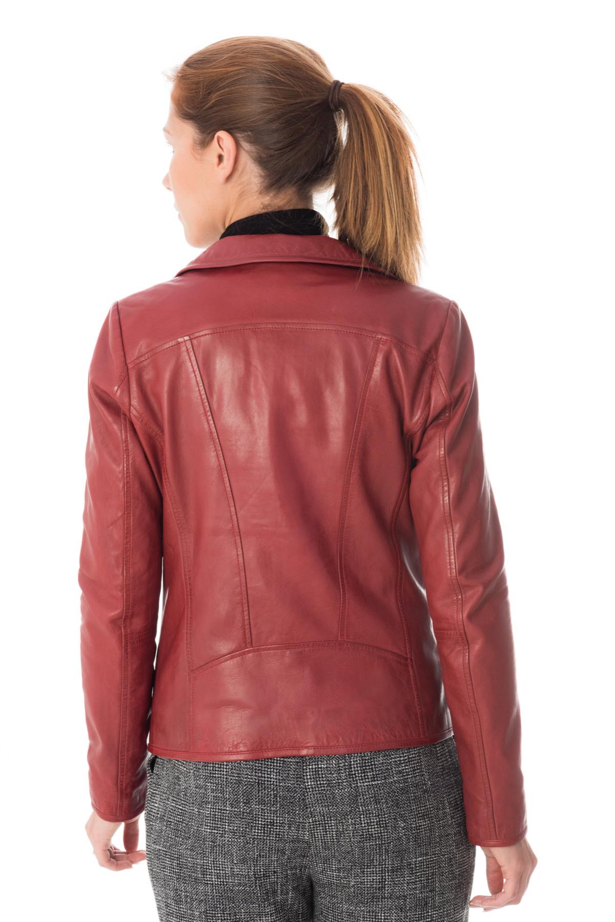 Women's fitted red jacket - Image n°5