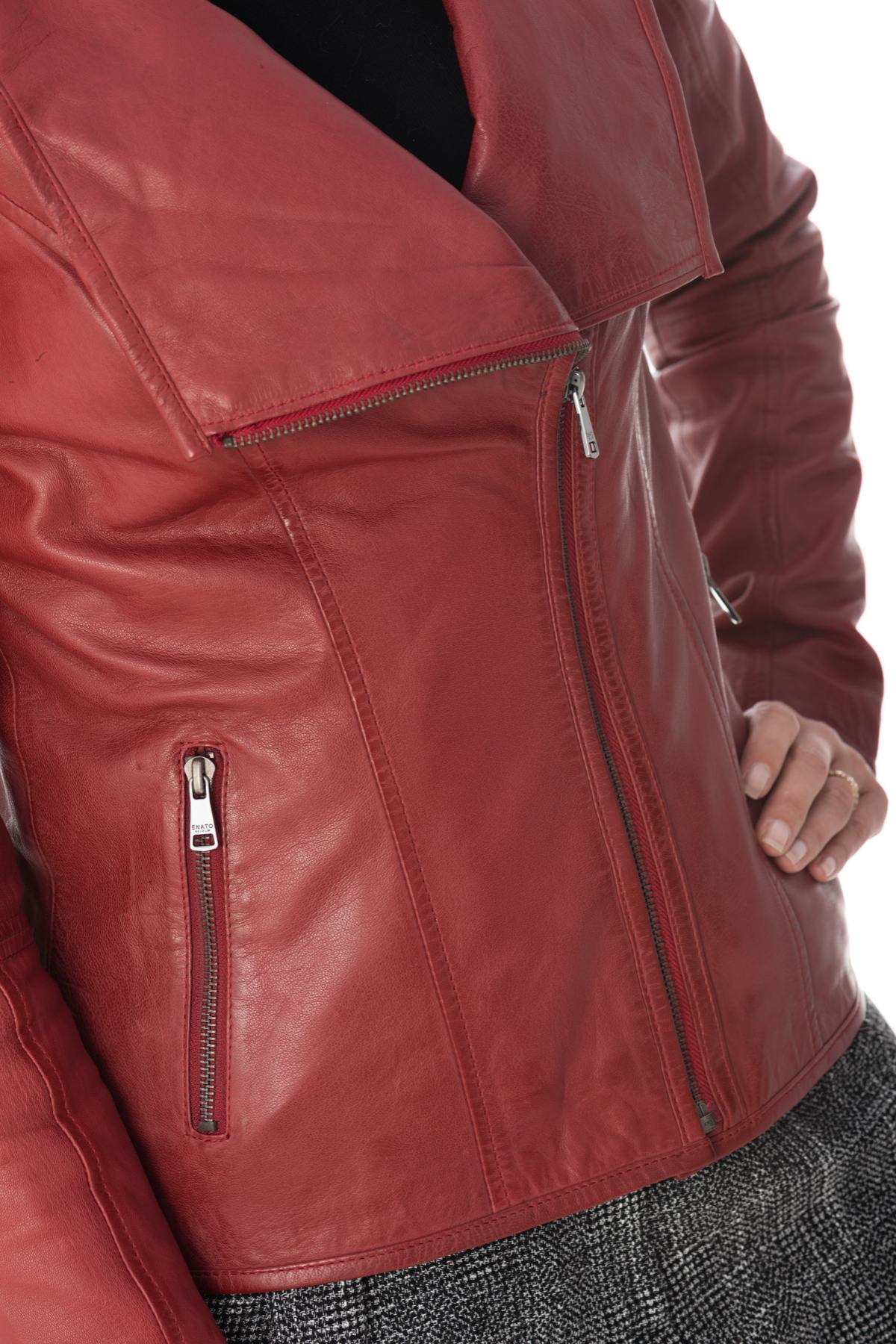 Women's fitted red jacket - Image n°6