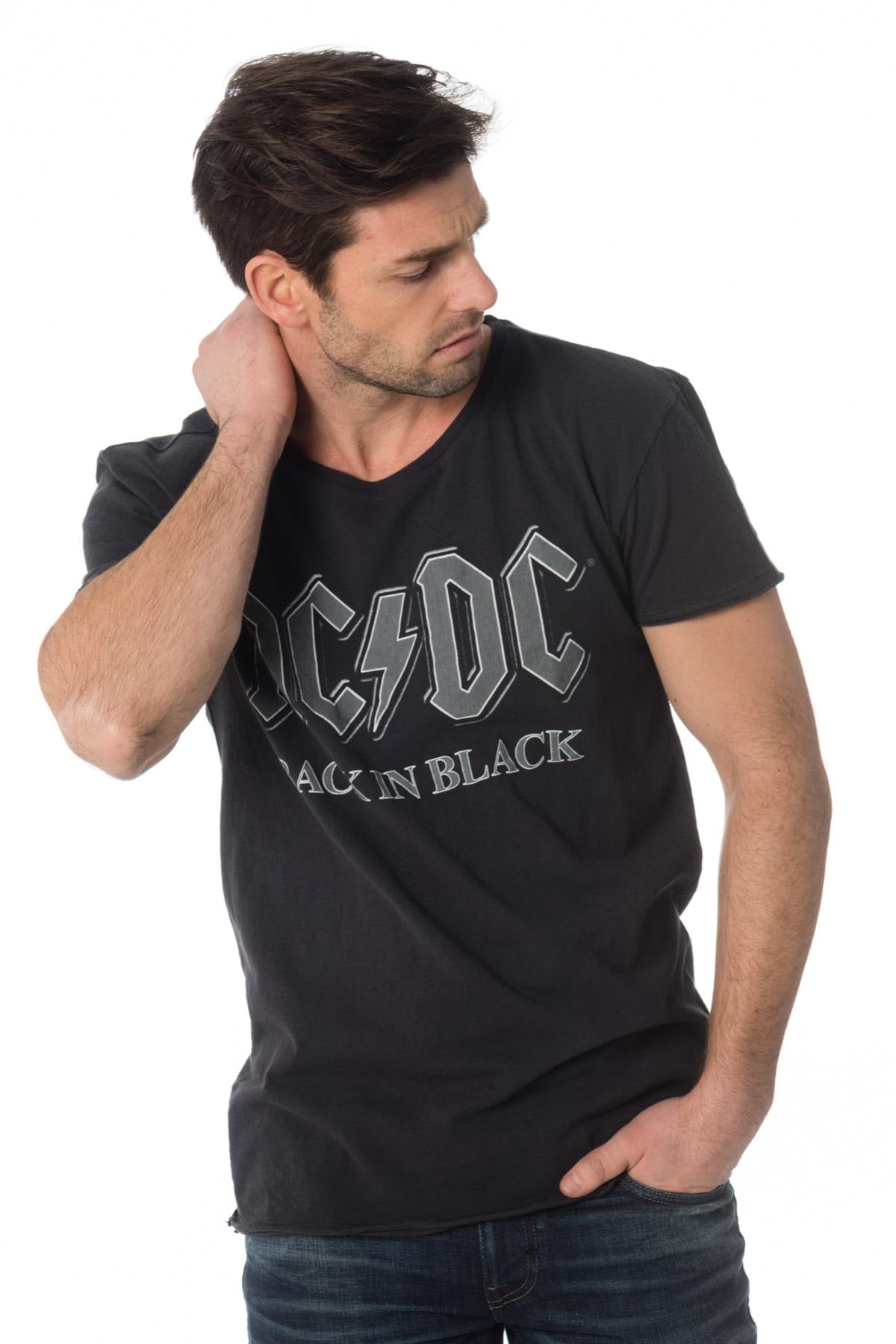 ACDC men's anthracite t-shirt - Image n°1