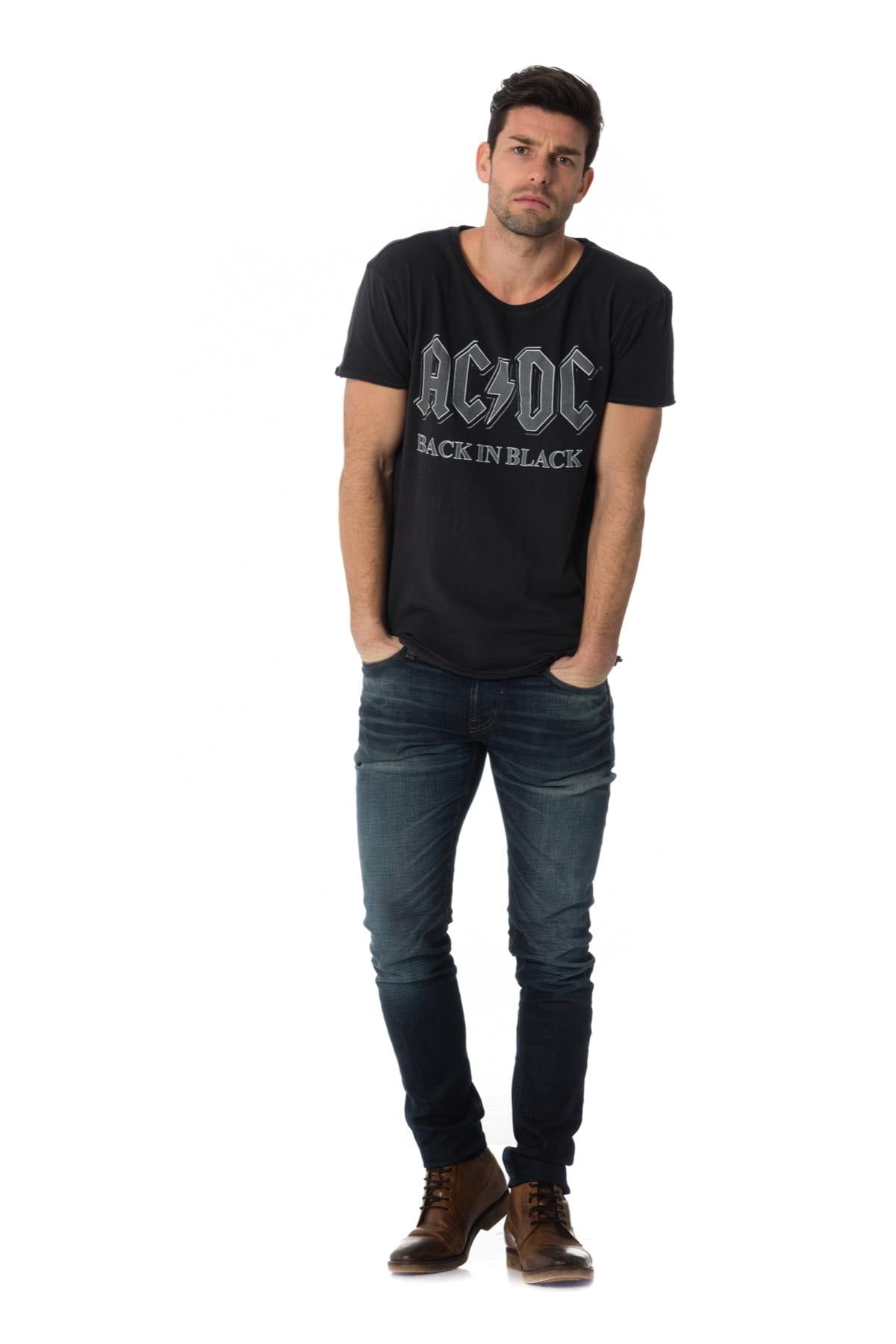 ACDC men's anthracite t-shirt - Image n°2