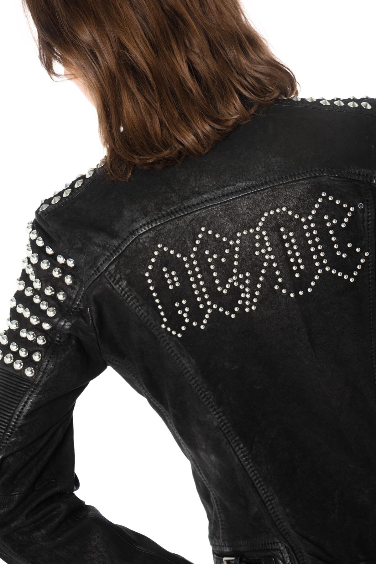 ACDC women's studded lambskin jacket - Image n°4