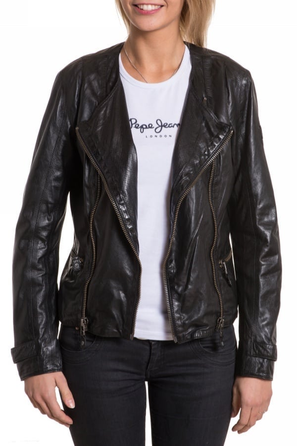 Gipsy Women's Leather Jacket Black - Image n°2