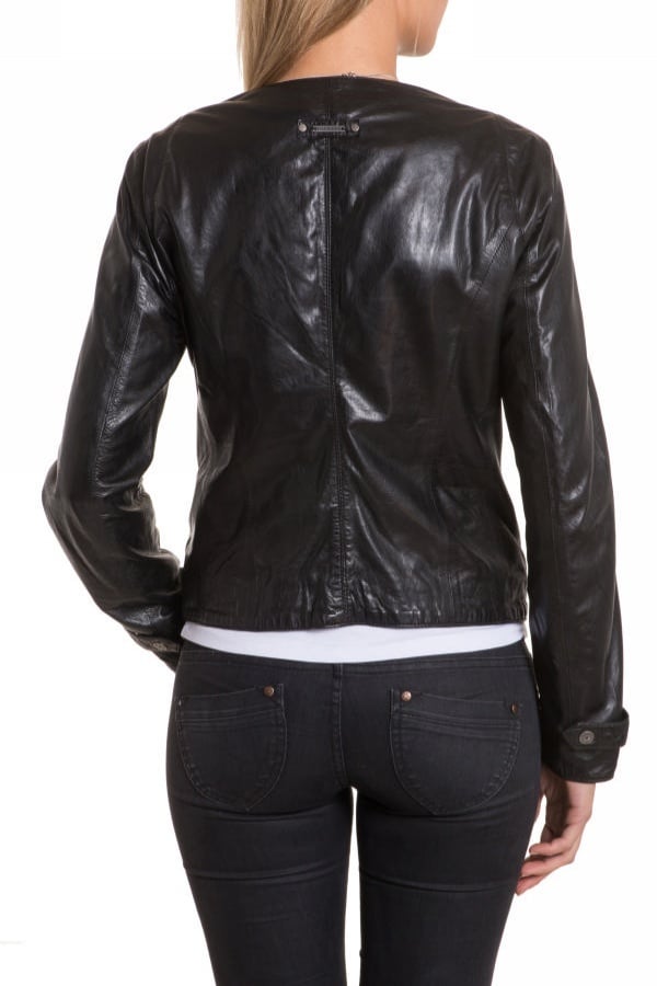 Gipsy Women's Leather Jacket Black - Image n°5