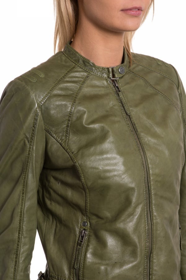 Mint Gipsy lambskin jacket for Women - Image n°3