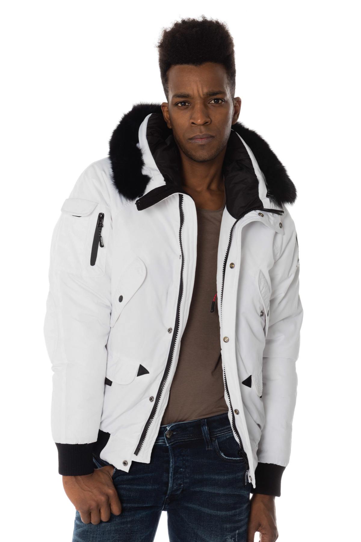 Helvetica men's white jacket - Image n°3