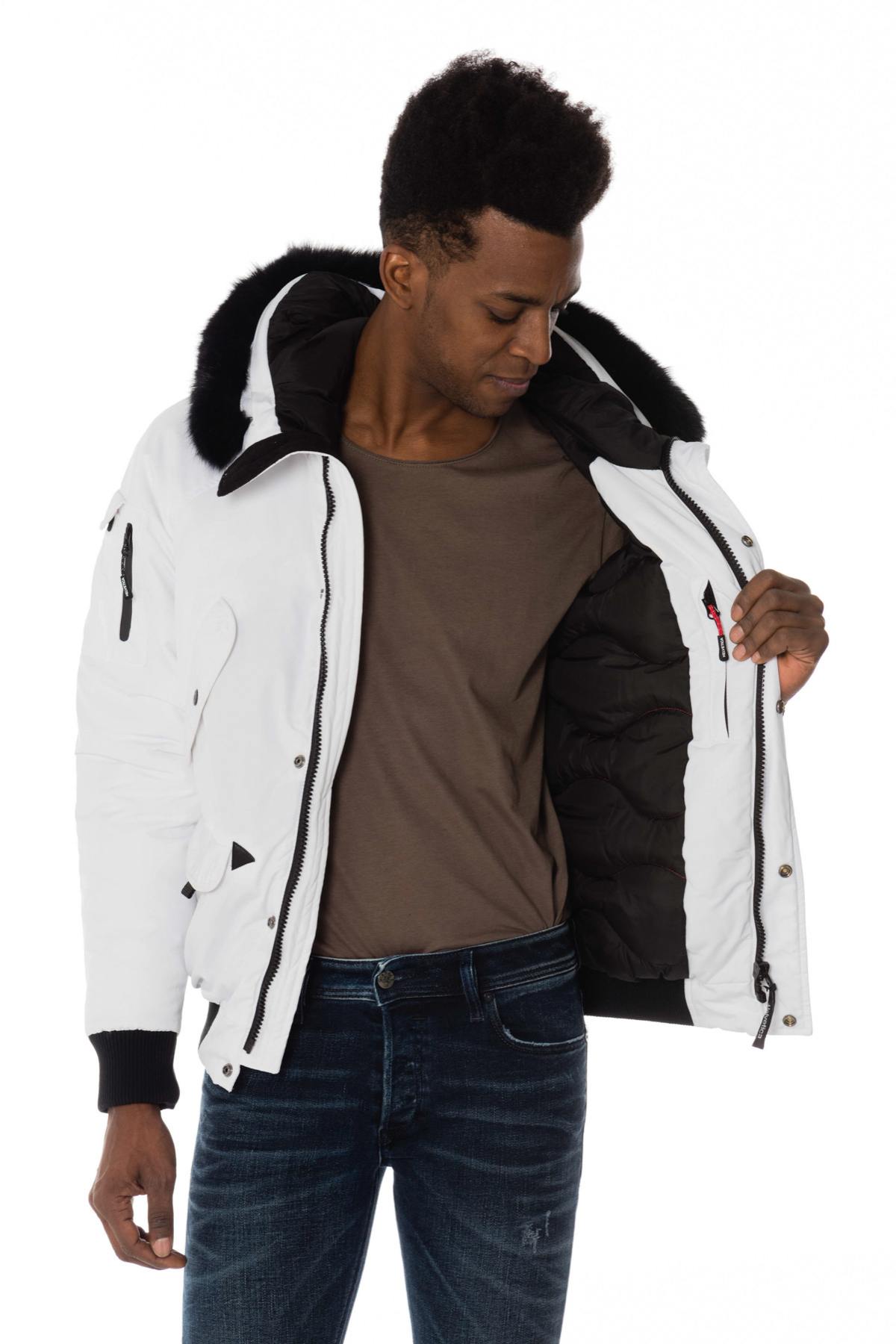 Helvetica men's white jacket - Image n°5